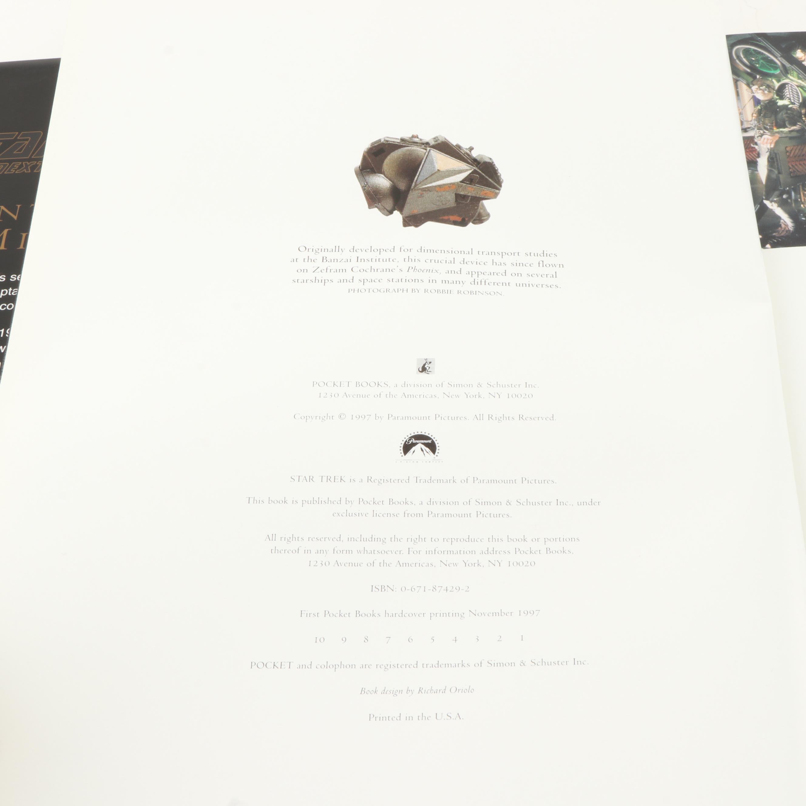 James Doohan Signed "Star Trek: Mr. Scott's Guide to the Enterprise" and More