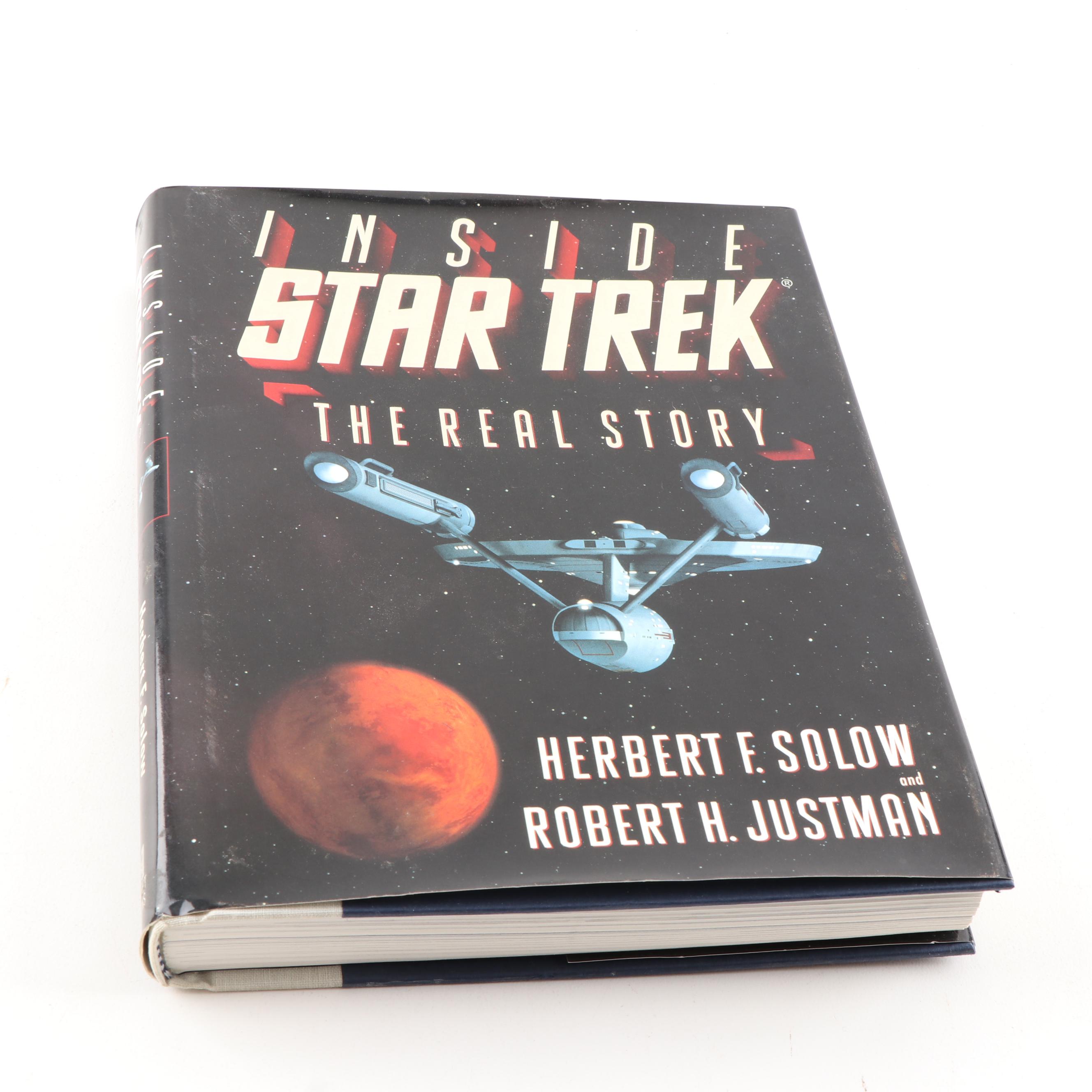 James Doohan Signed "Star Trek: Mr. Scott's Guide to the Enterprise" and More
