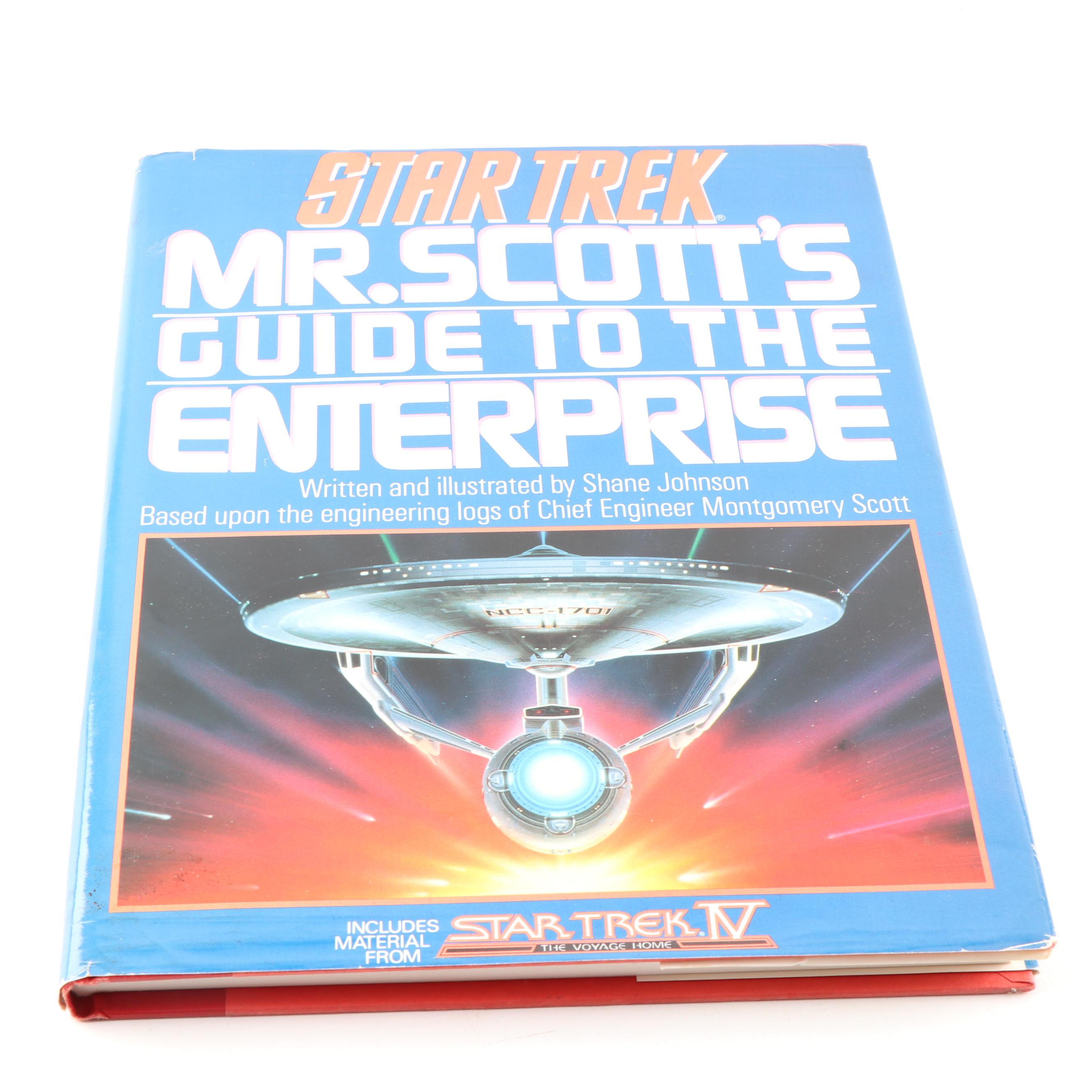 James Doohan Signed "Star Trek: Mr. Scott's Guide to the Enterprise" and More