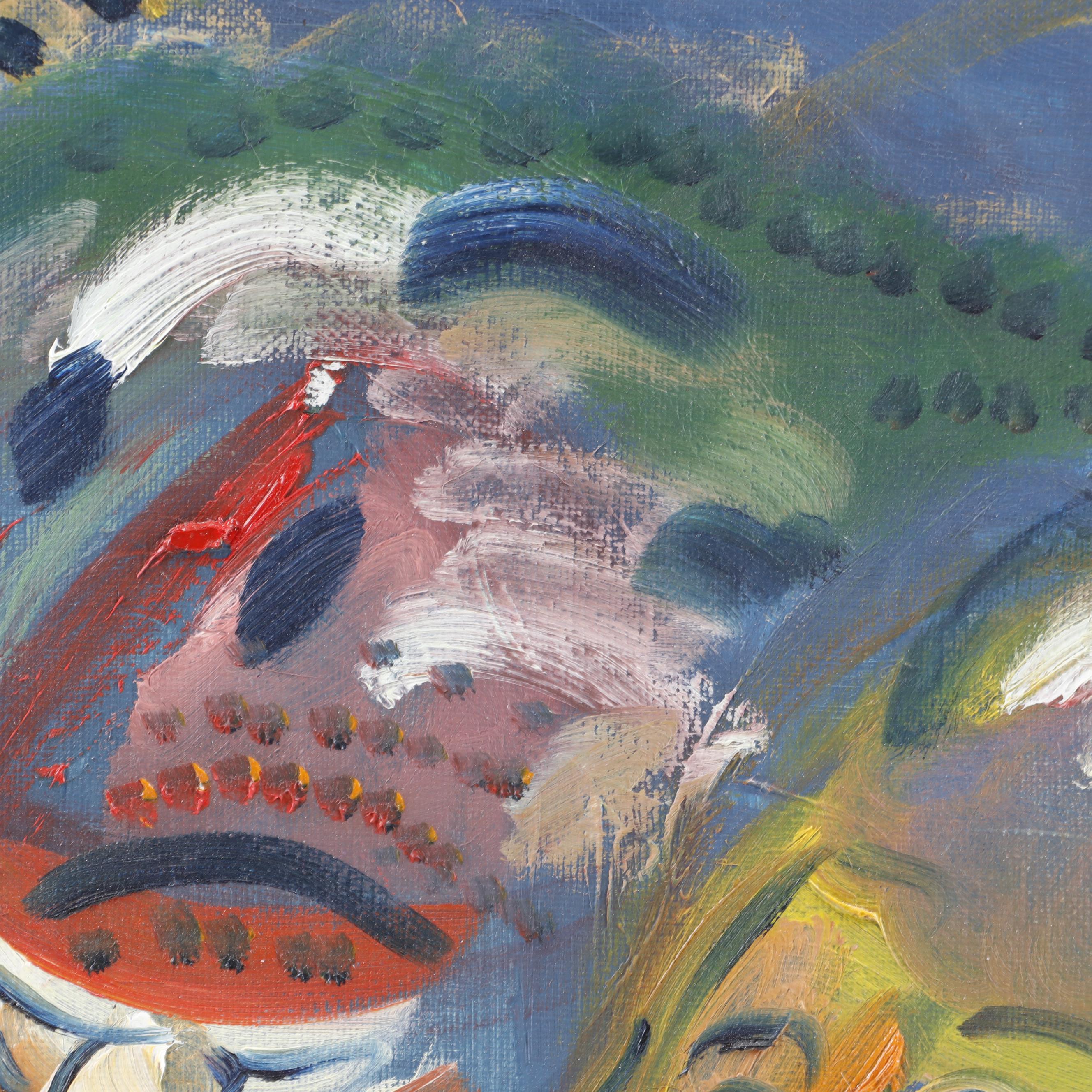 Abstract Figural Oil Painting