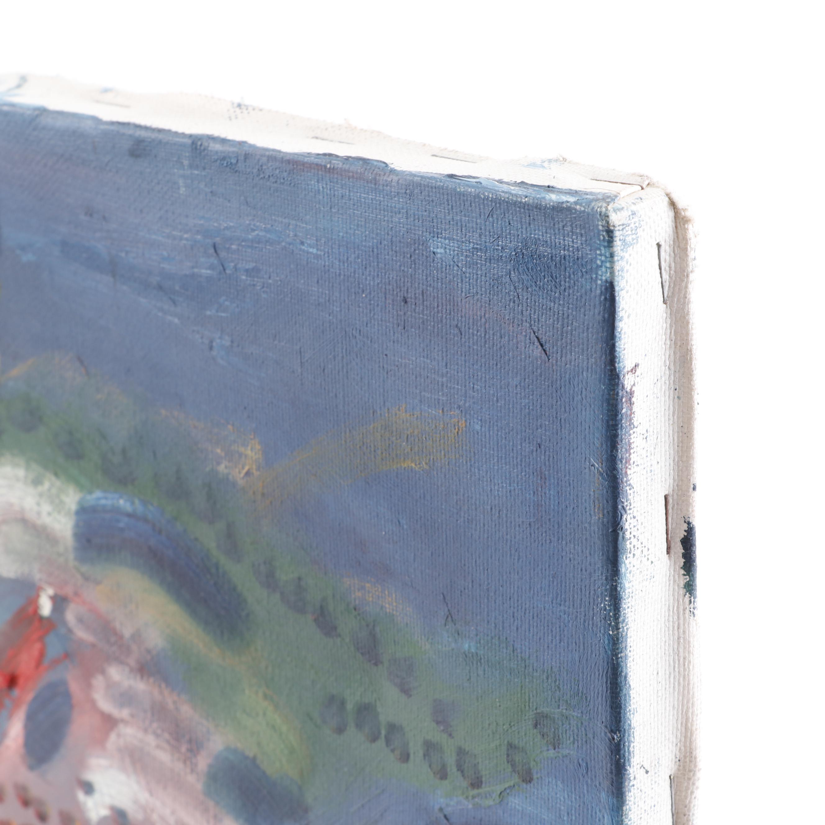 Abstract Figural Oil Painting