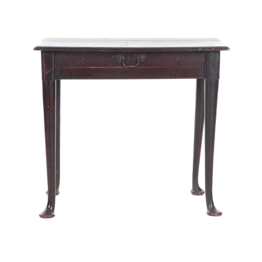 Queen Anne Oak Table, 18th Century