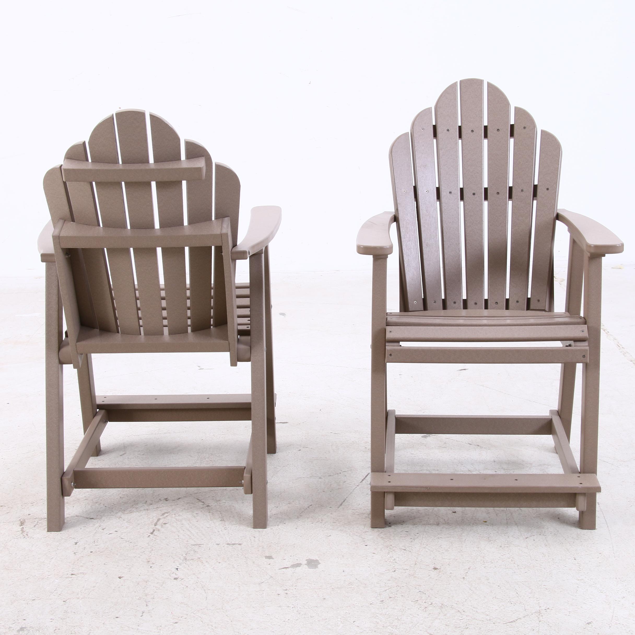 Berlin Gardens Composite Patio Chairs and Side Table, Contemporary