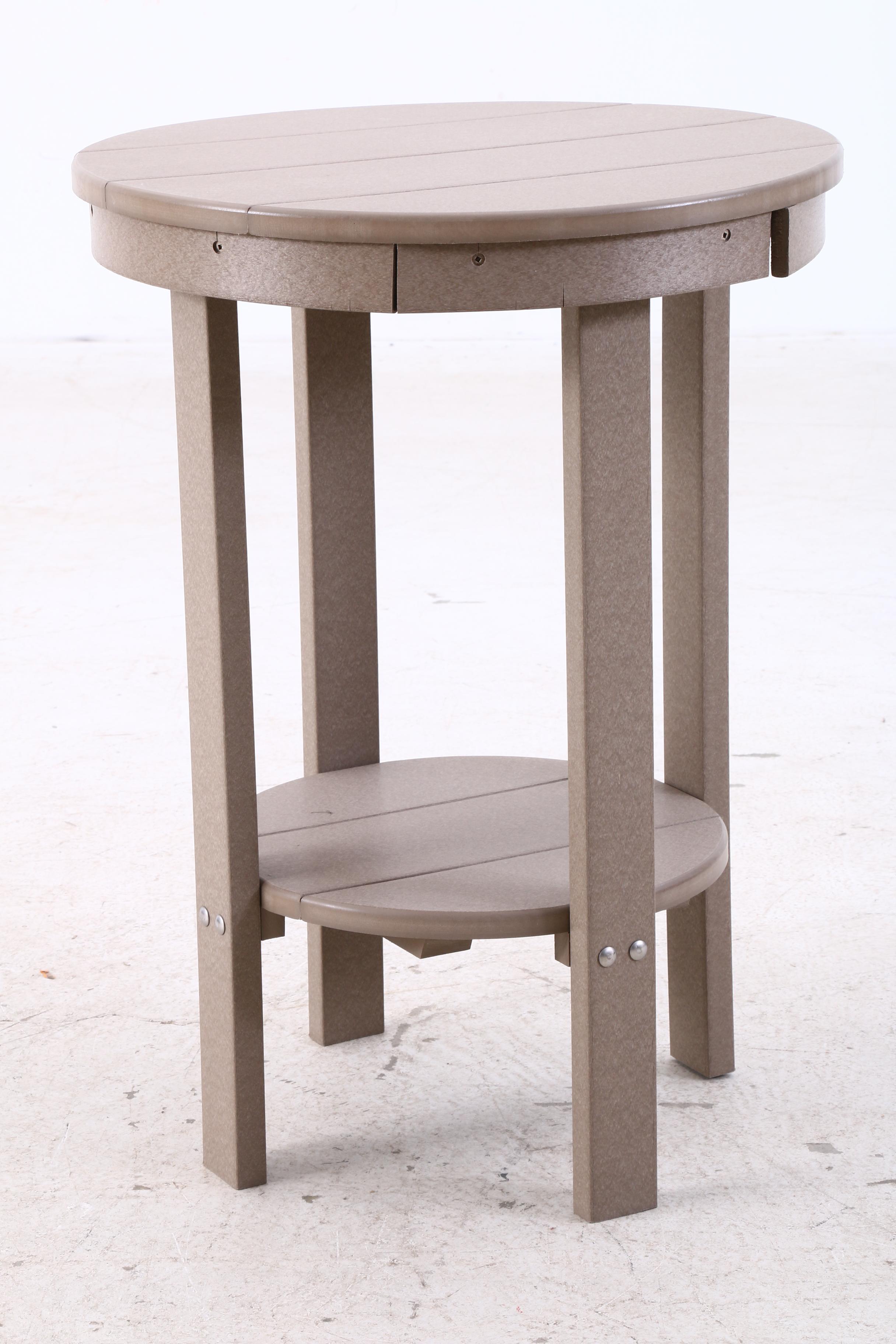 Berlin Gardens Composite Patio Chairs and Side Table, Contemporary