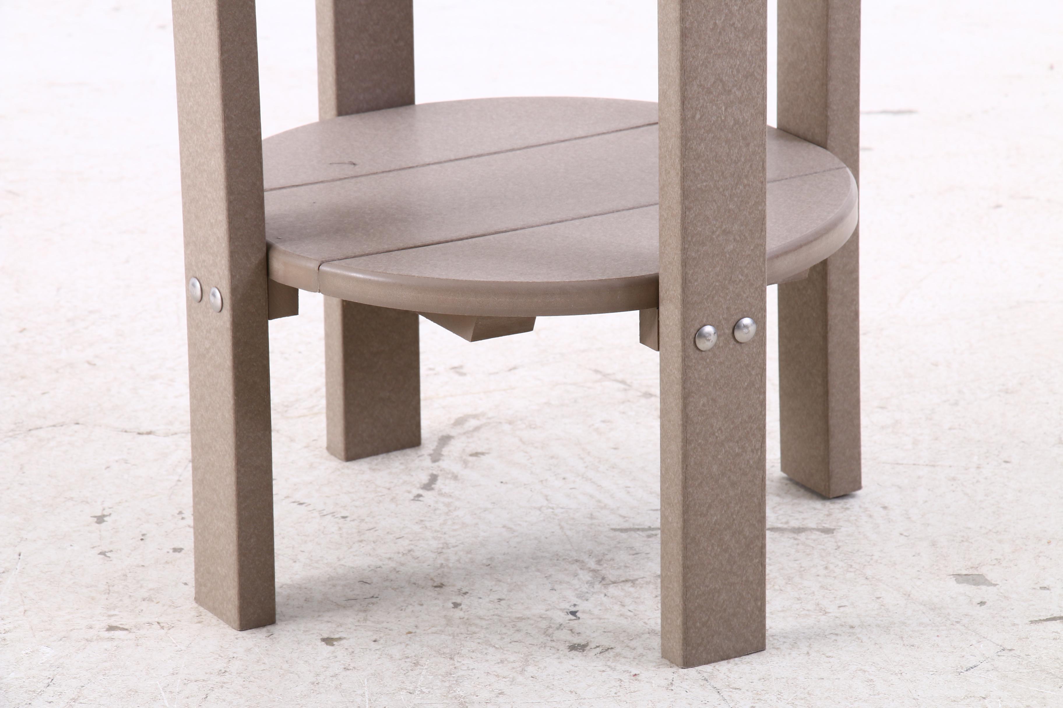 Berlin Gardens Composite Patio Chairs and Side Table, Contemporary