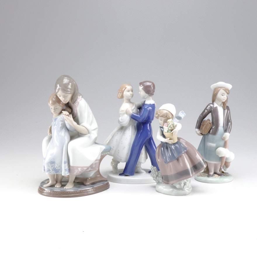 Lladró and Bing & Grøndahl Porcelain Figurines