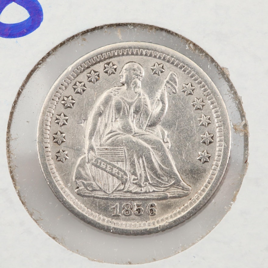 1856-O Seated Liberty Silver Half Dime