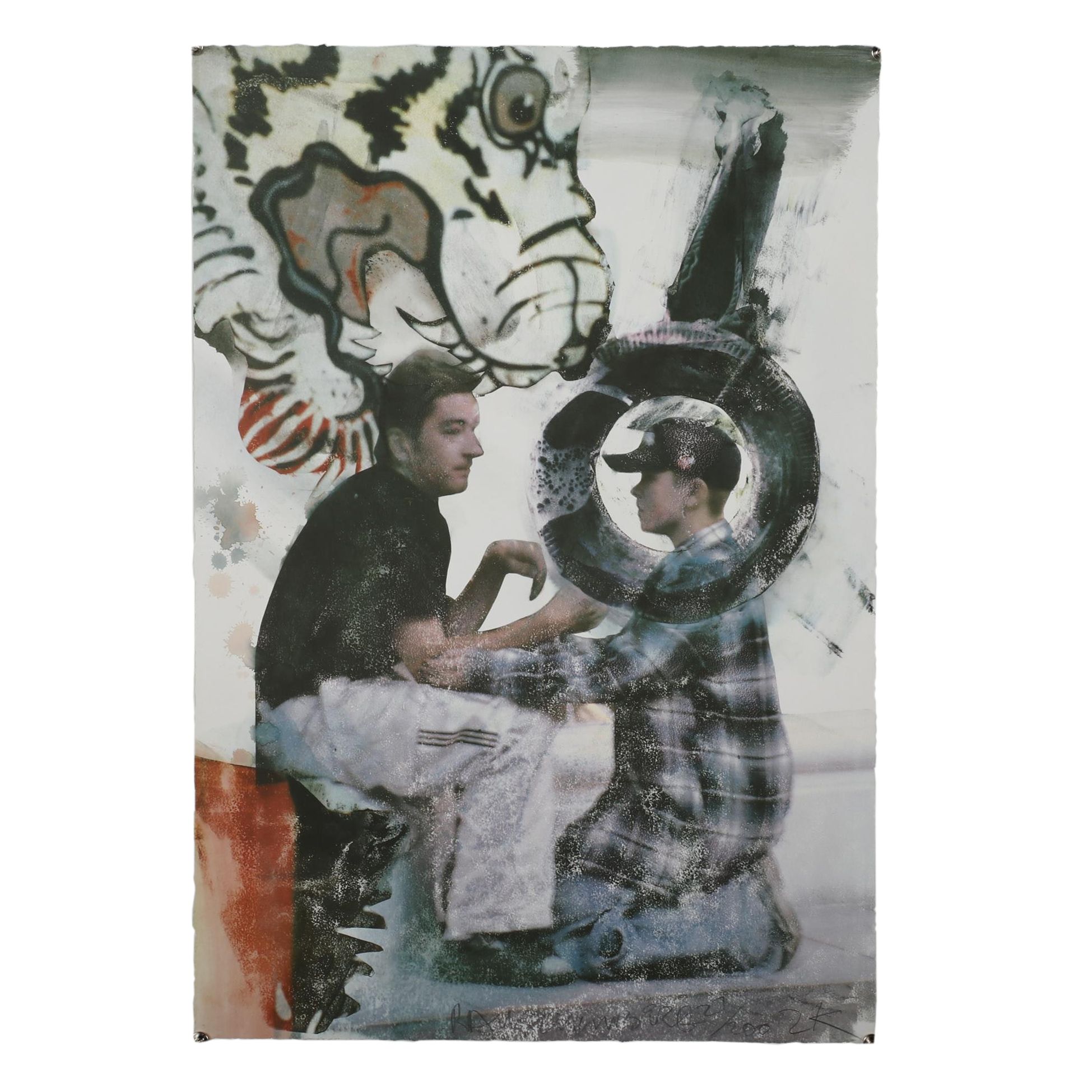 Robert Rauschenberg 2000 Lithograph "One Lioner"