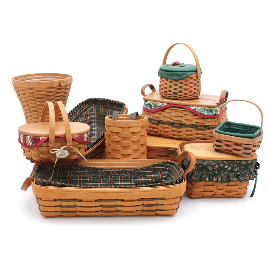 Winter Season Longaberger Basket Collection
