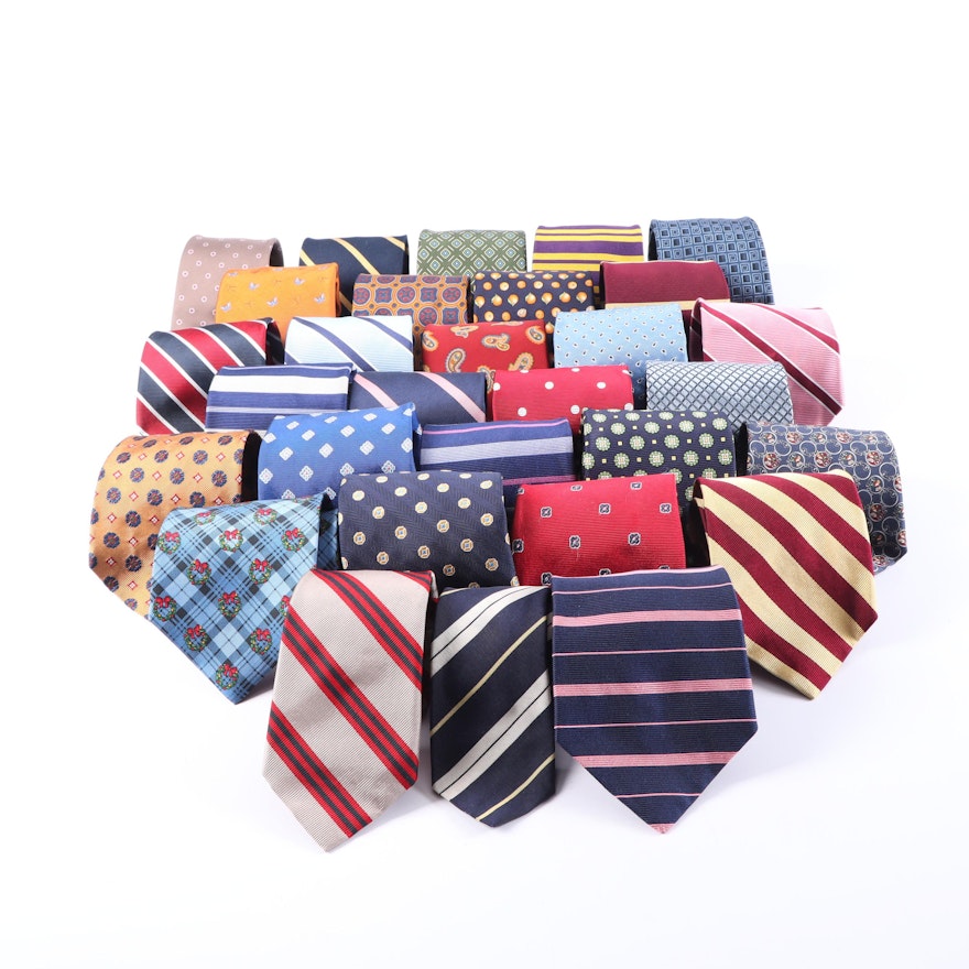 Brooks Brothers, Bert Pulitzer, Lord & Taylor, and More Silk Neckties