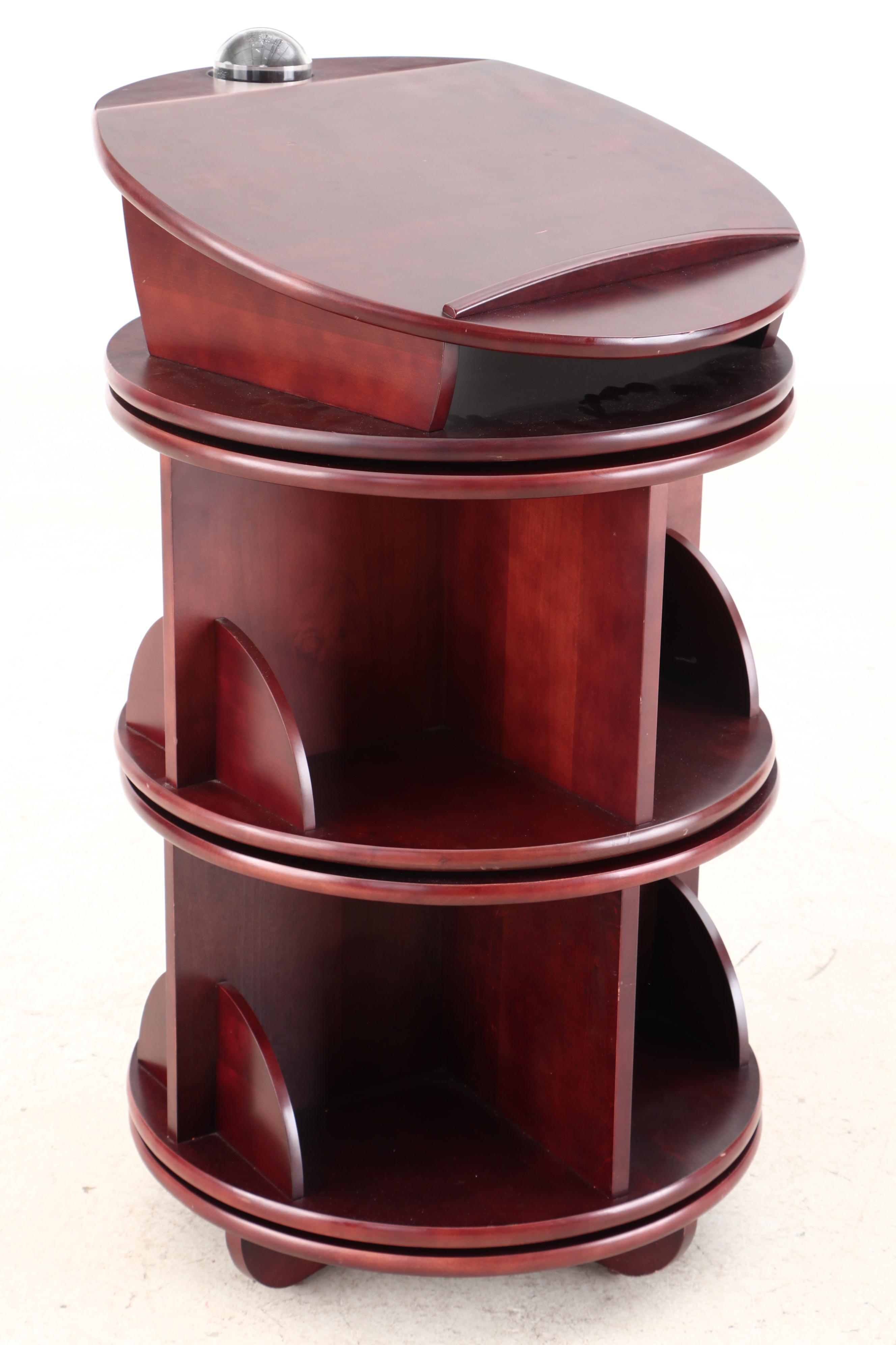 Levenger Wood Revolving Bookshelf Podium