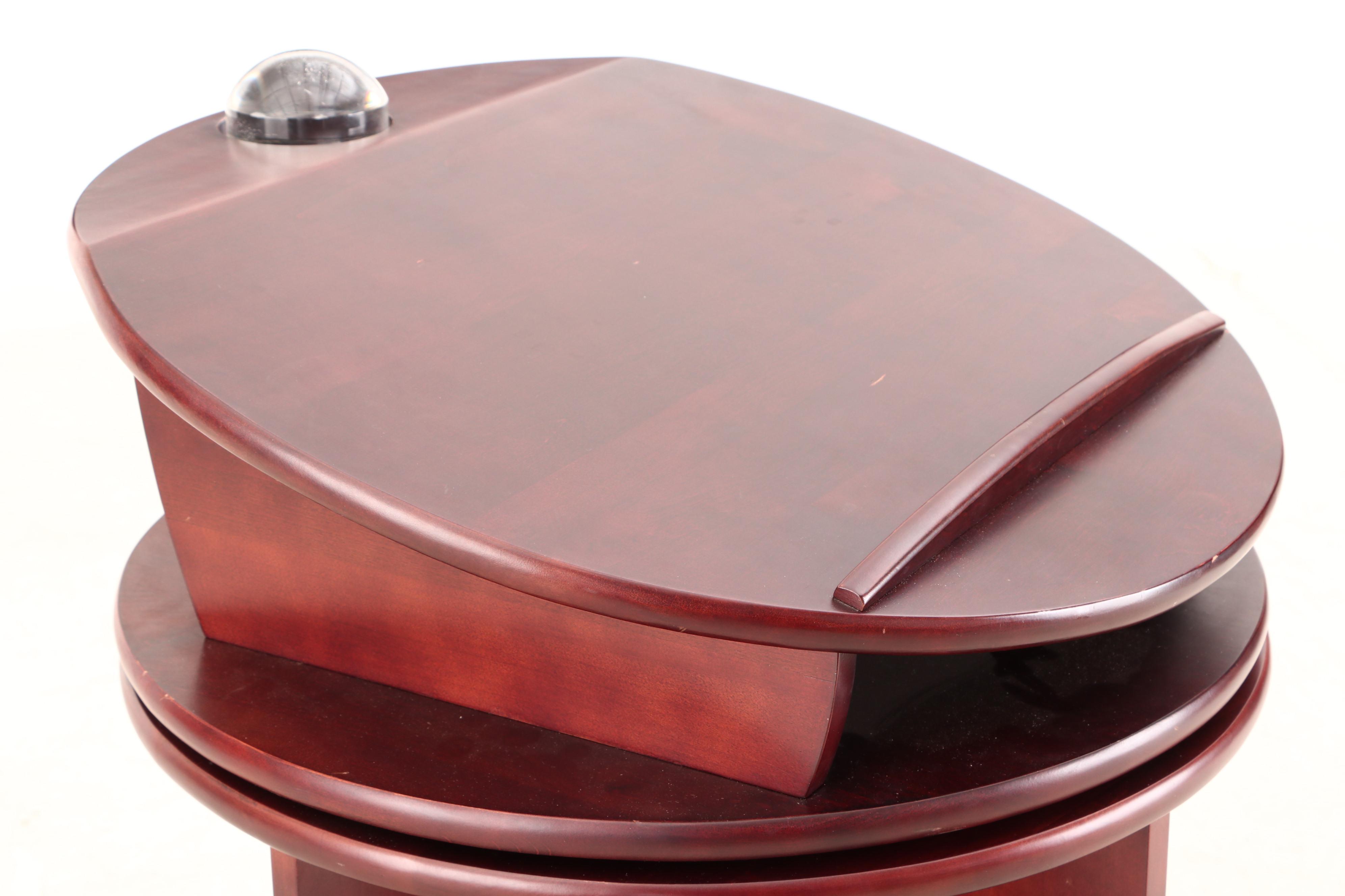 Levenger Wood Revolving Bookshelf Podium