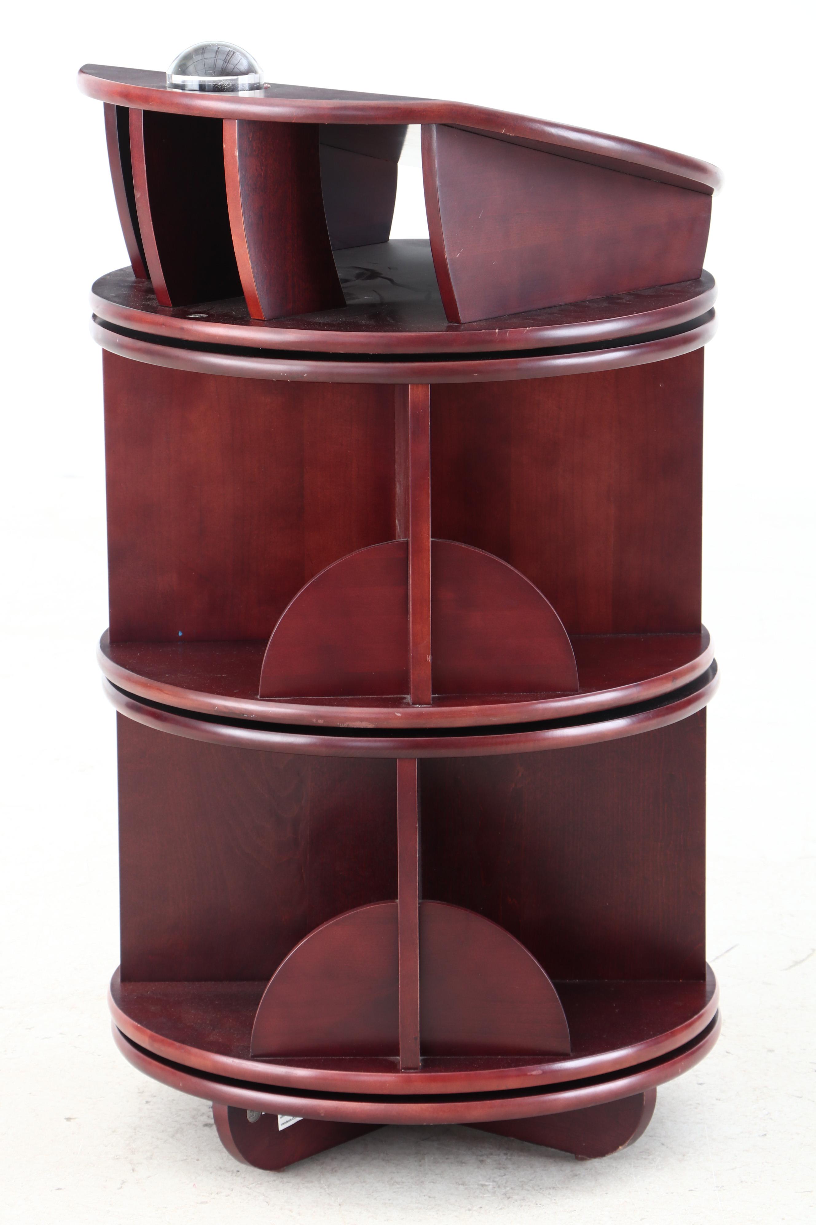 Levenger Wood Revolving Bookshelf Podium