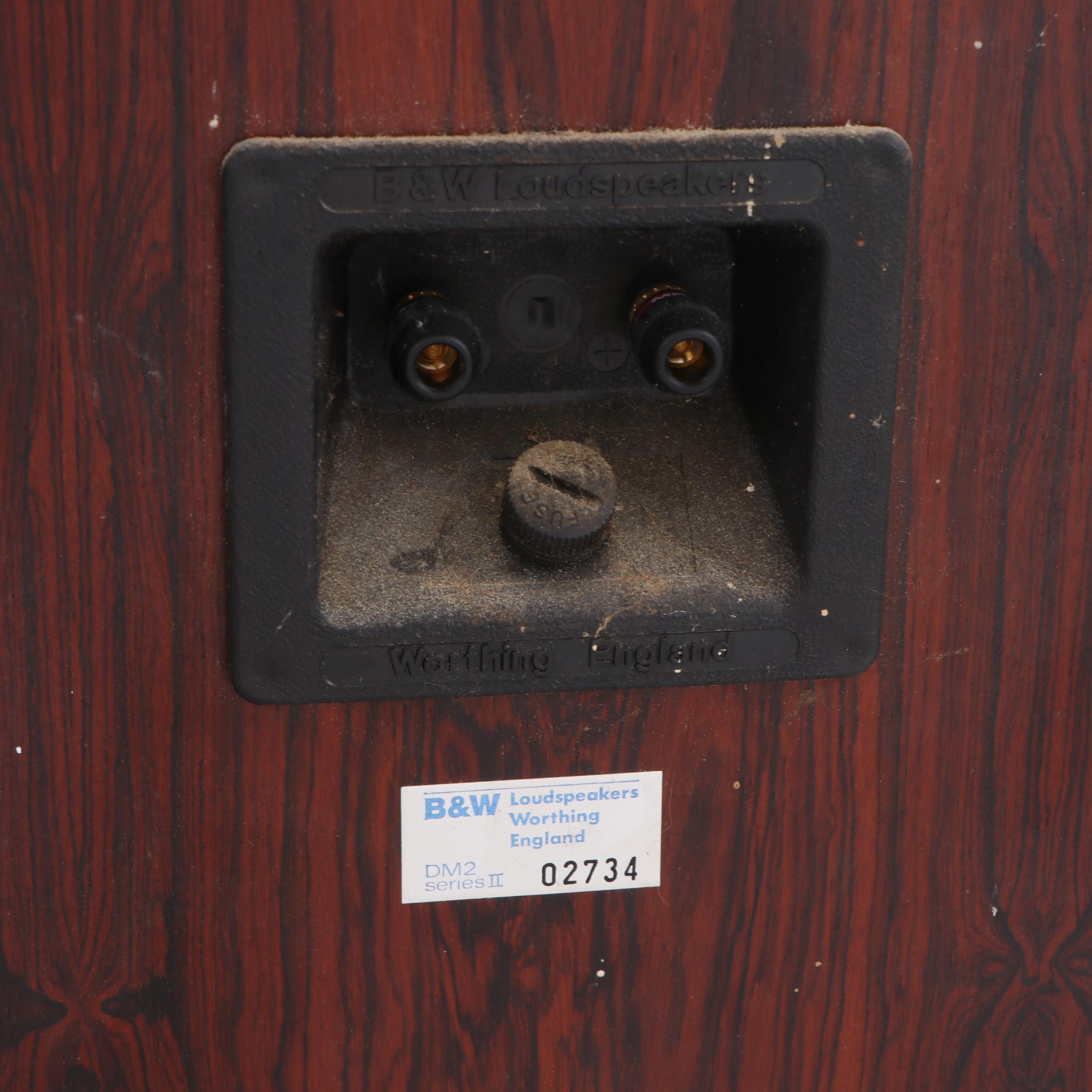 Bowers & Wilkins Rosewood Loudspeakers Model DM2 Series II