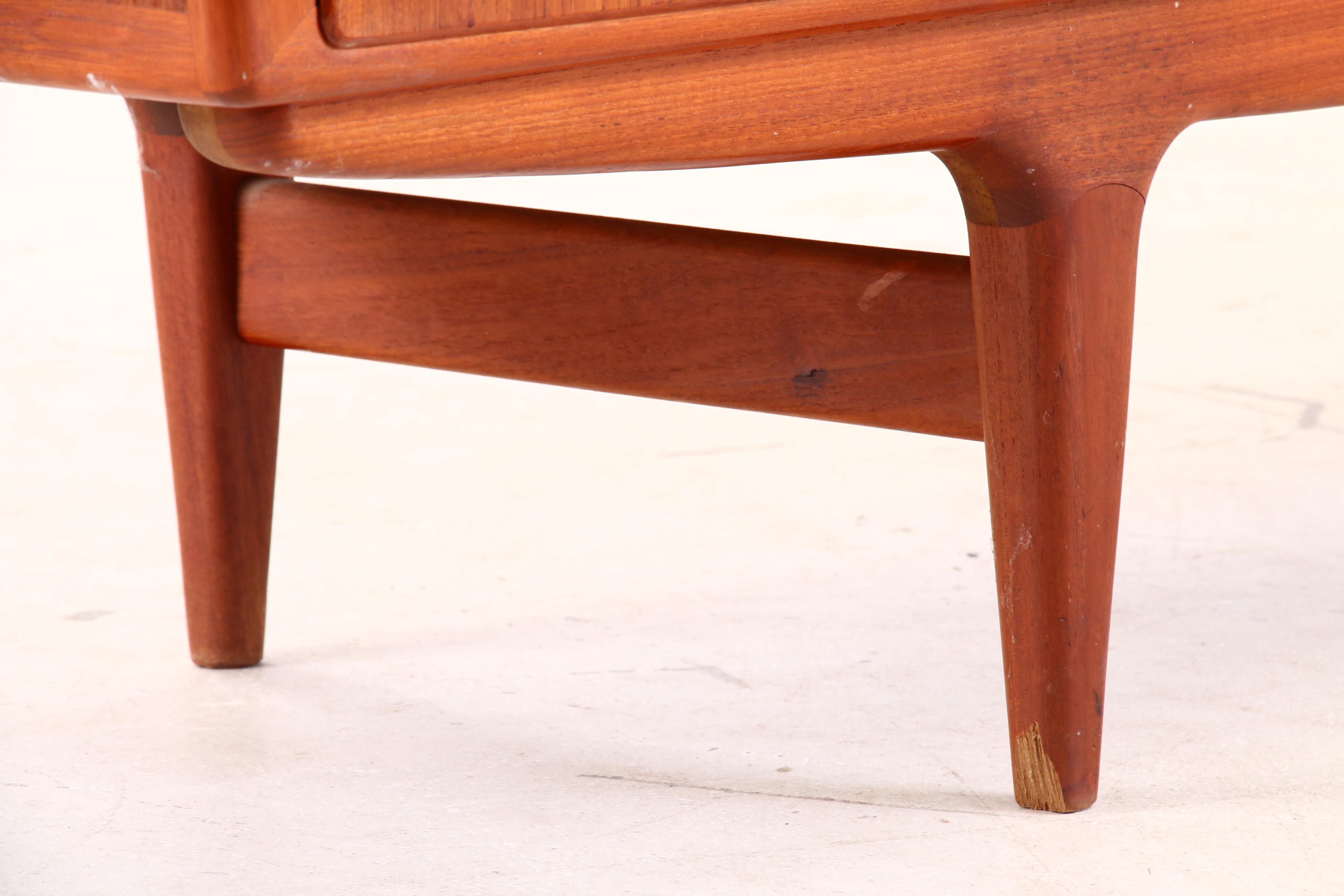 Contemporary Danish Modern Teak Sideboard