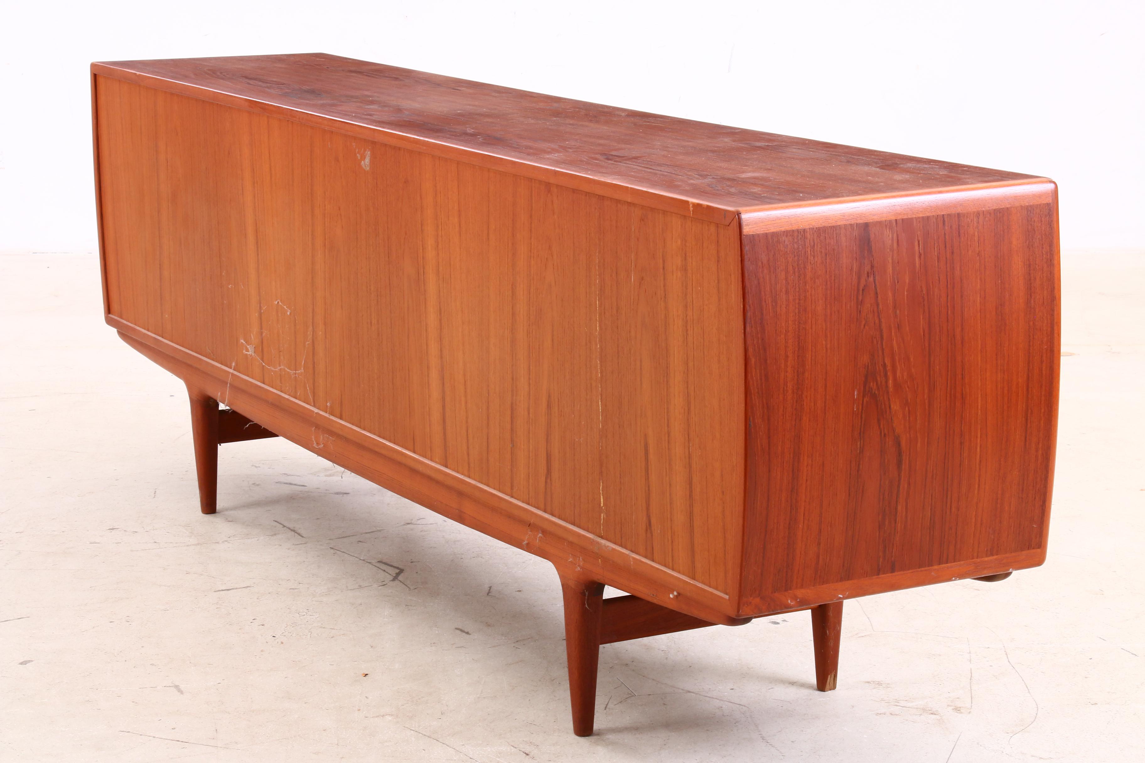 Contemporary Danish Modern Teak Sideboard