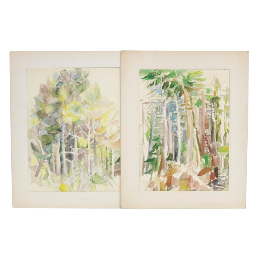Yolanda Fusco Landscape Watercolor Paintings