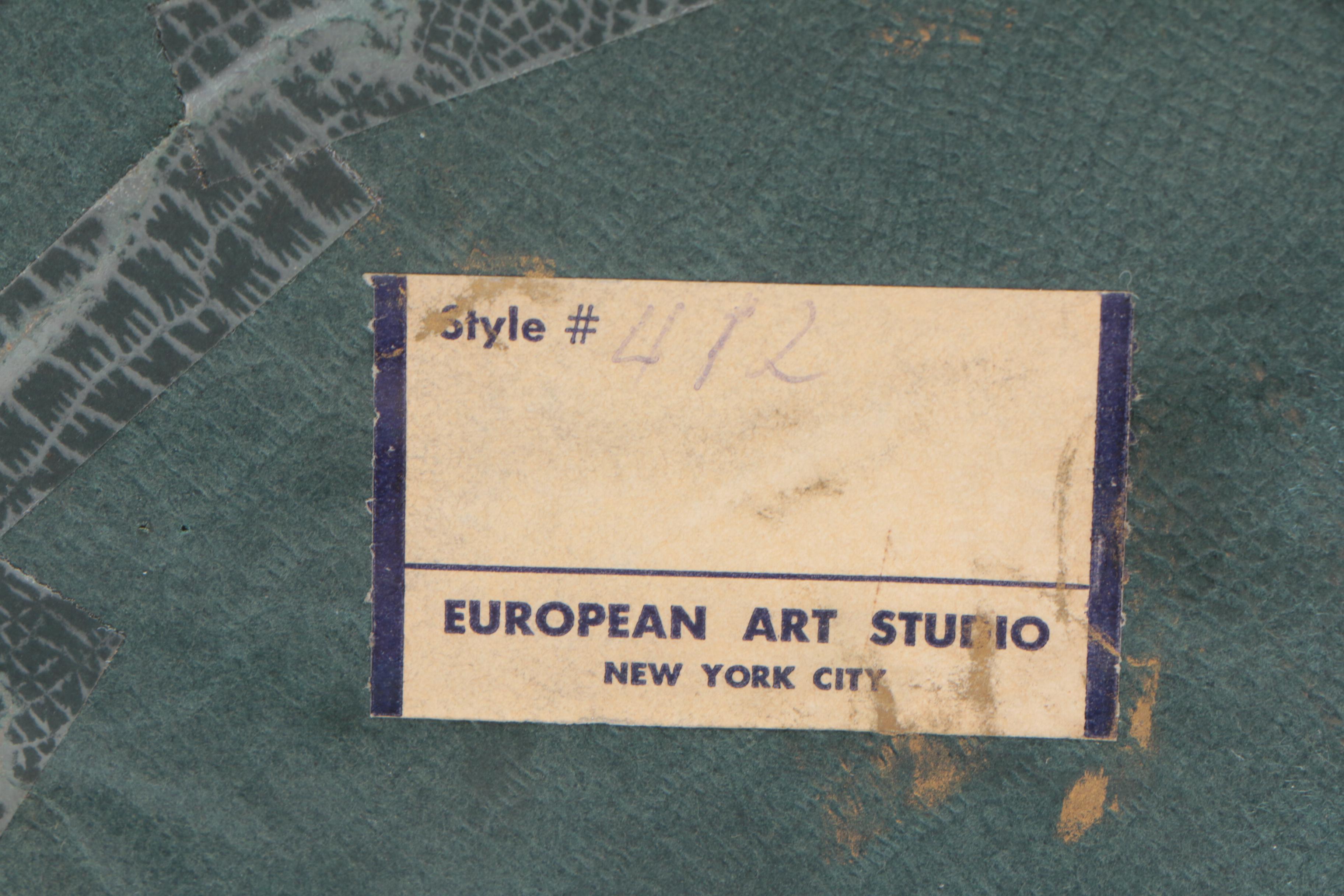 Landex Ceramic Mantel Clock and Greco-Roman Style Wall Plaque