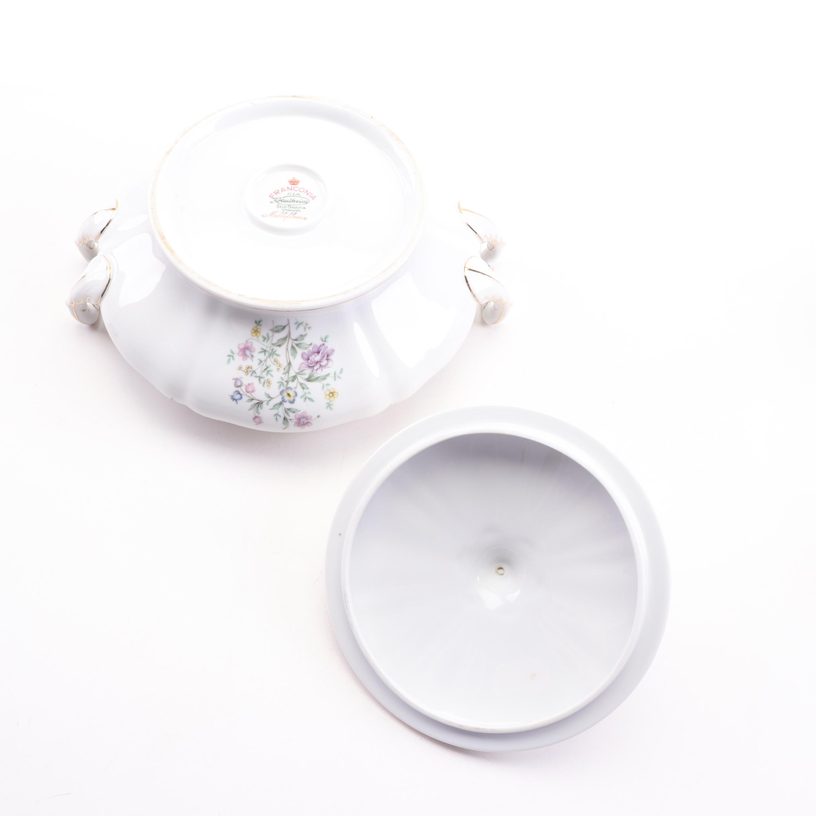 Franconia-Krautheim Selb Bavaria "Millefleurs" Porcelain Dinnerware