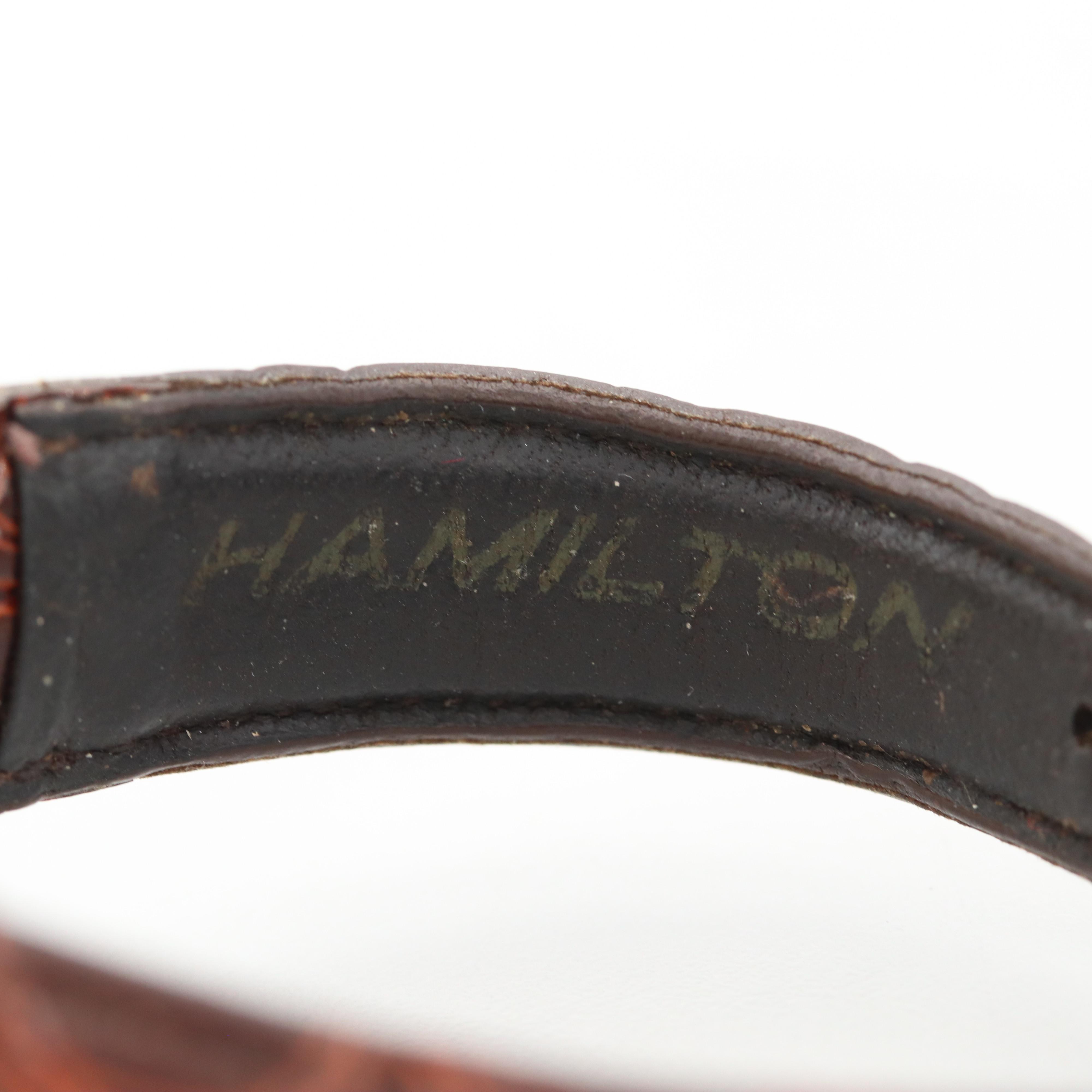 Vintage Hamilton Masterpiece Thin-O-Matic 14K Gold Watch, 1973