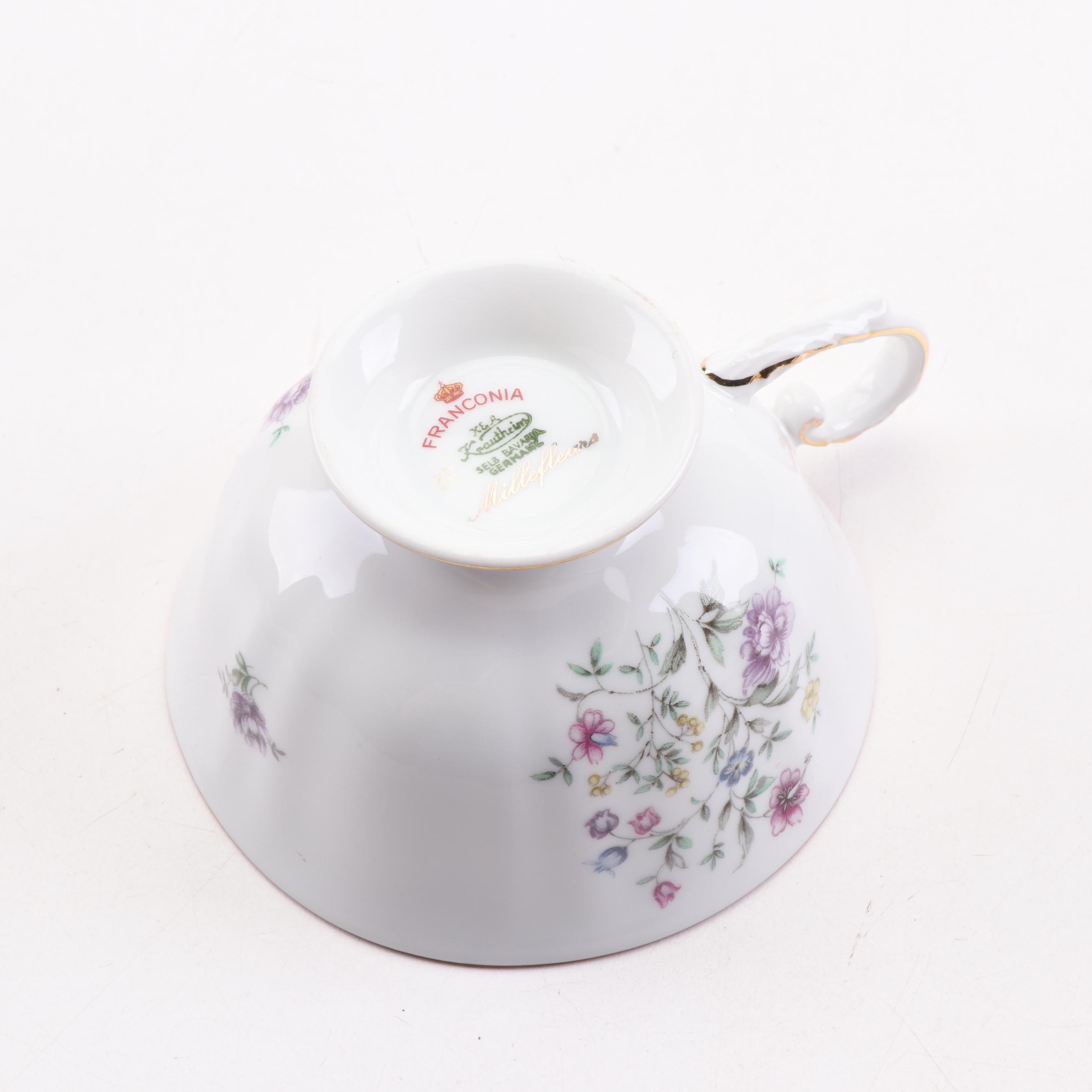Franconia-Krautheim Selb Bavaria "Millefleurs" Porcelain Dinnerware