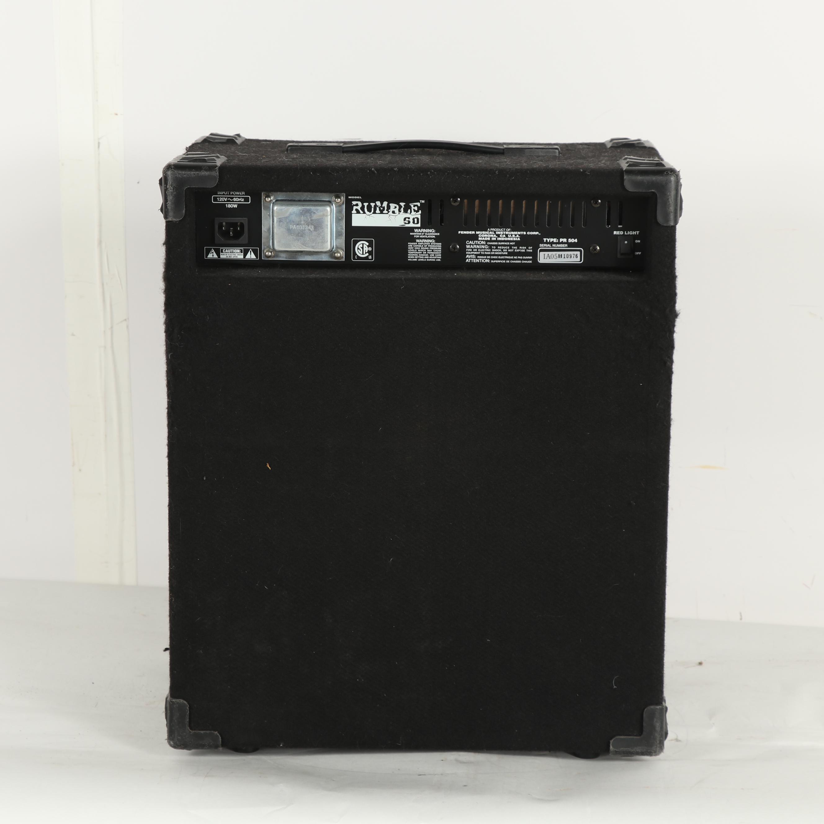 Fender Rumble 60 Bass Combo Amplifier
