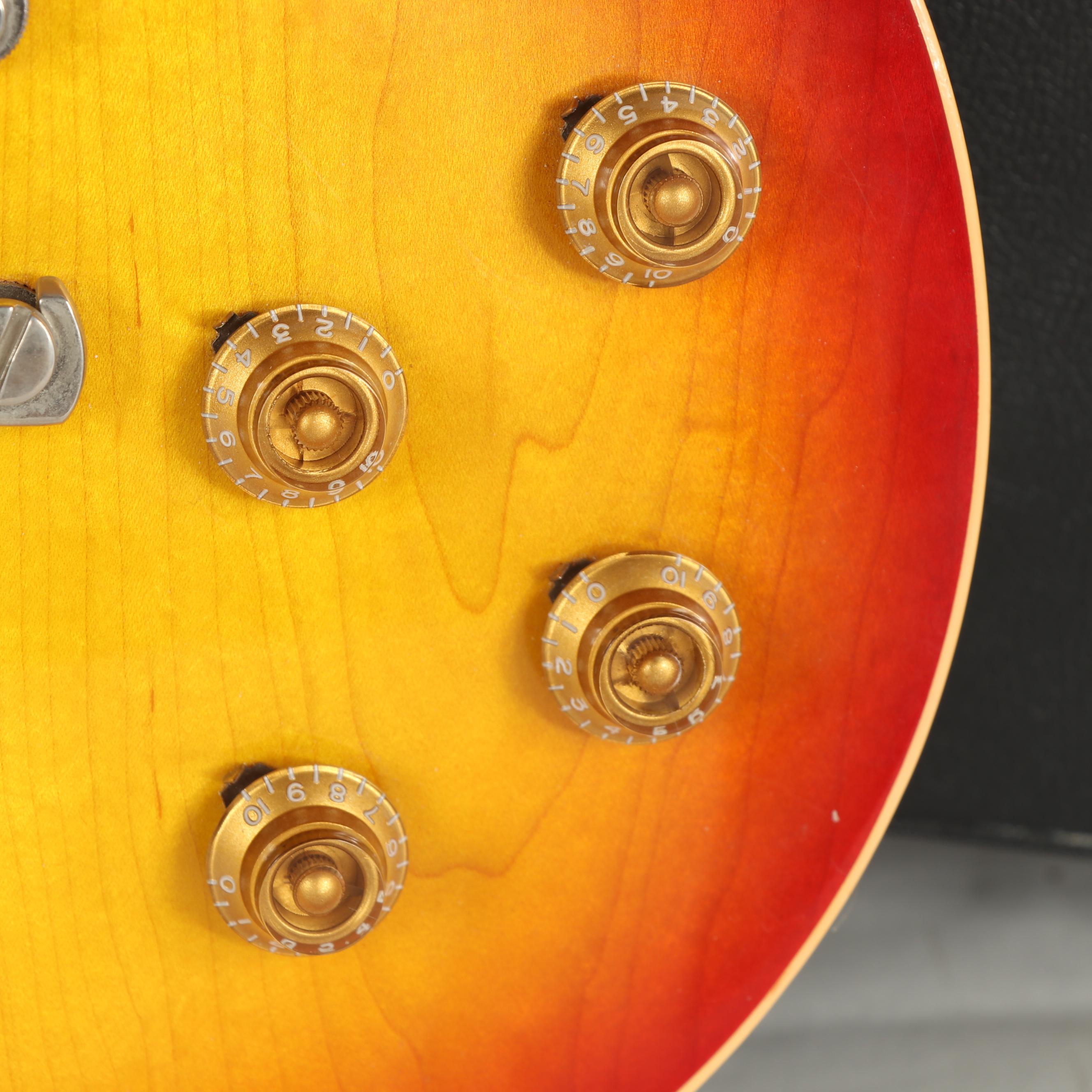 Gibson Les Paul Model Satin Cherry Sunburst Electric Guitar with Case