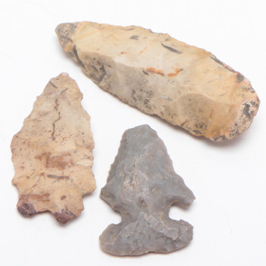 Native American Lithic Projectile Points