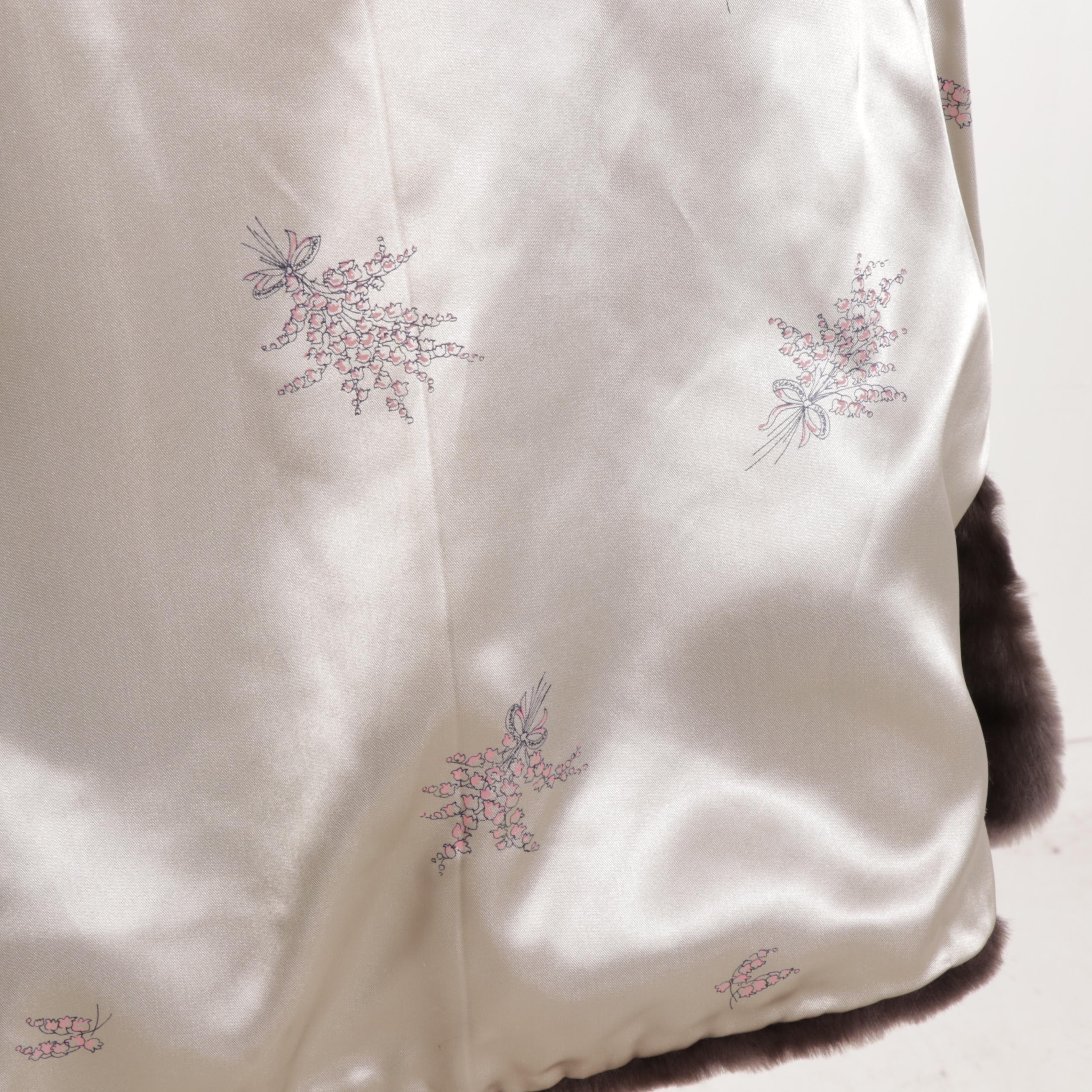 Charcoal Mouton Fur Jacket from Denmark's, Vintage