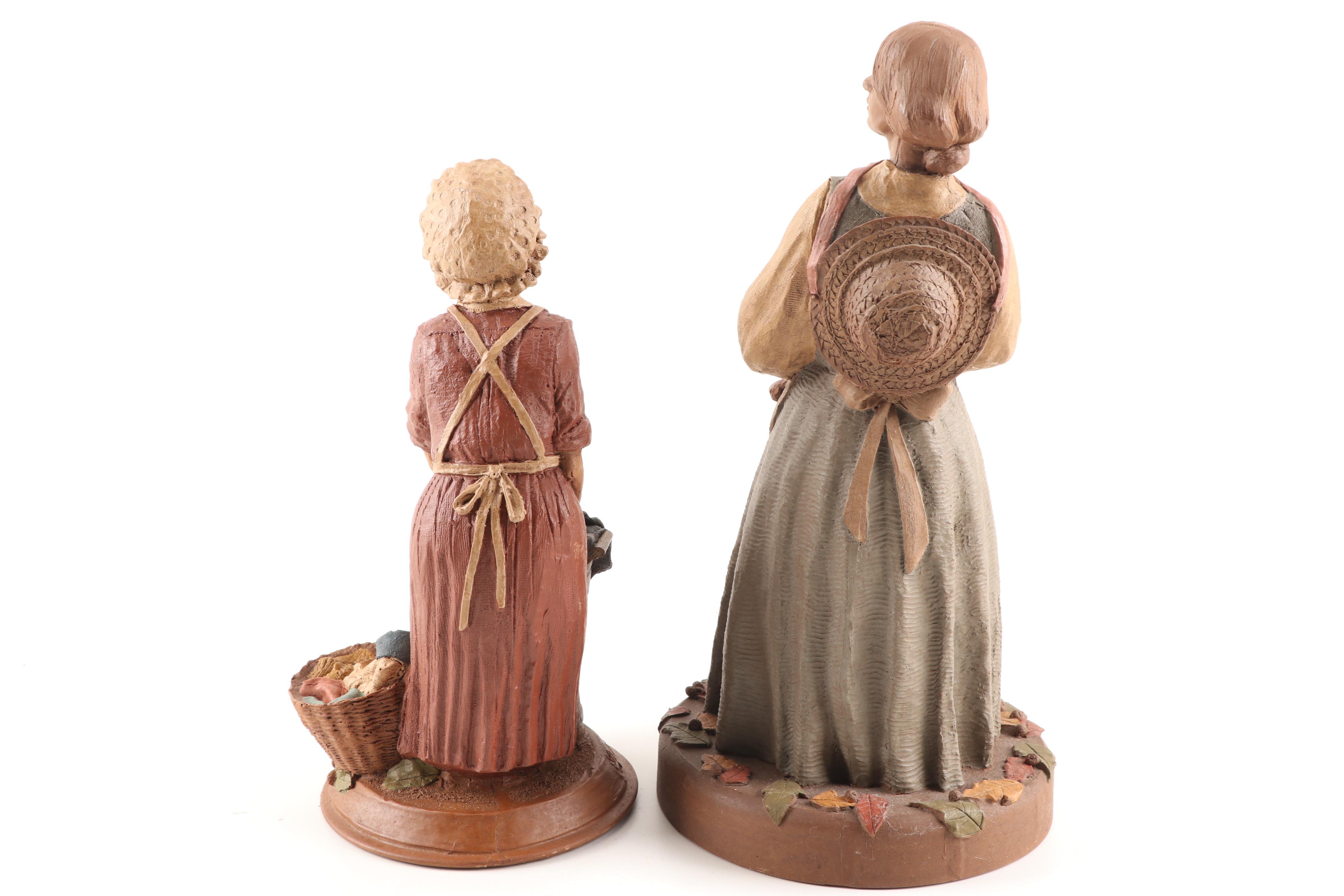 Tom Clark Figurines, "Catherine", "Molly", "Aunt Jewell" and "Tooth Fairy"