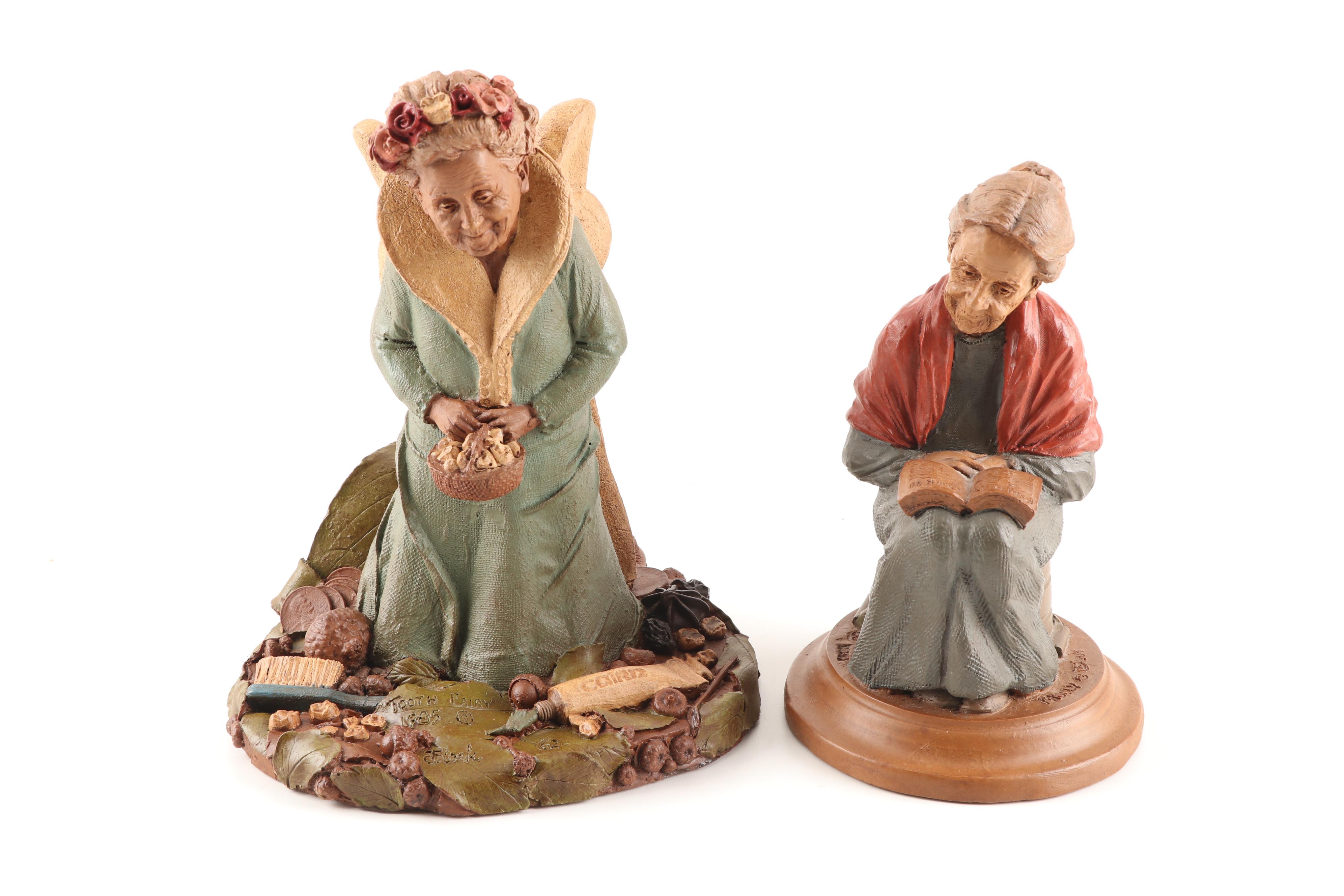 Tom Clark Figurines, "Catherine", "Molly", "Aunt Jewell" and "Tooth Fairy"