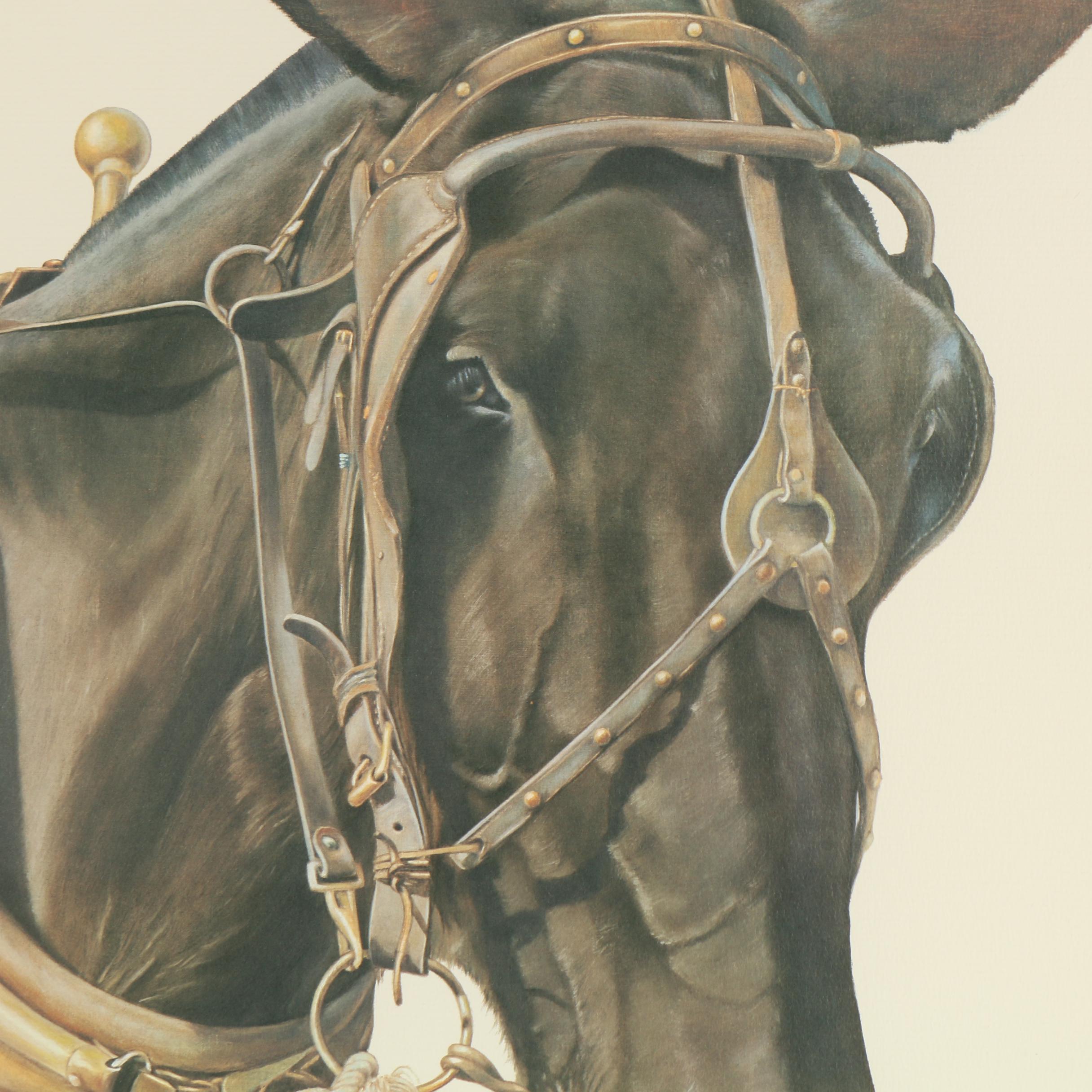 C. Don Ensor Offset Lithograph "Stubborn As"