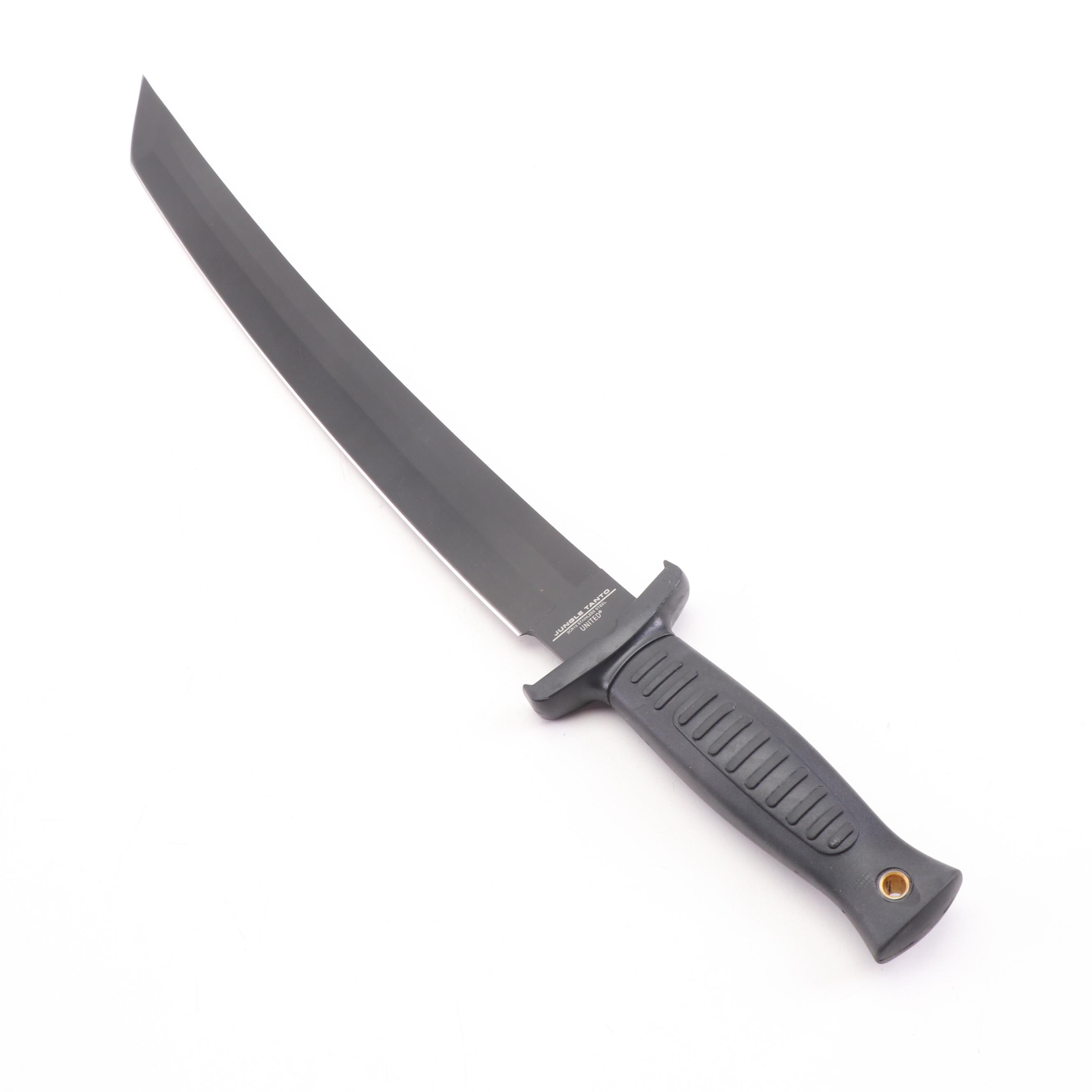 United Cutlery Honshu Boshin and Combat Commander Jungle Tanto Machete Knives