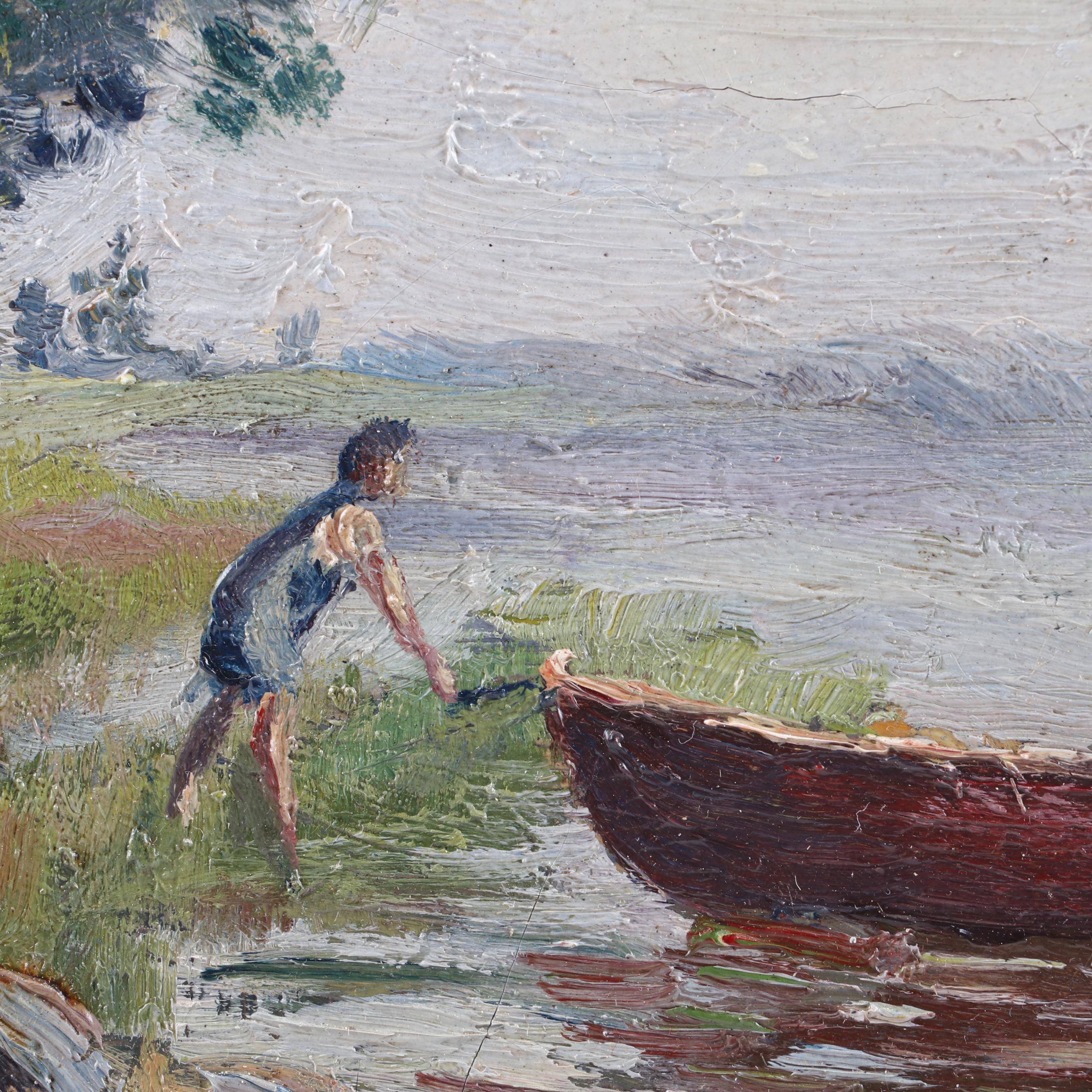 Oil Painting Attributed to George Haller