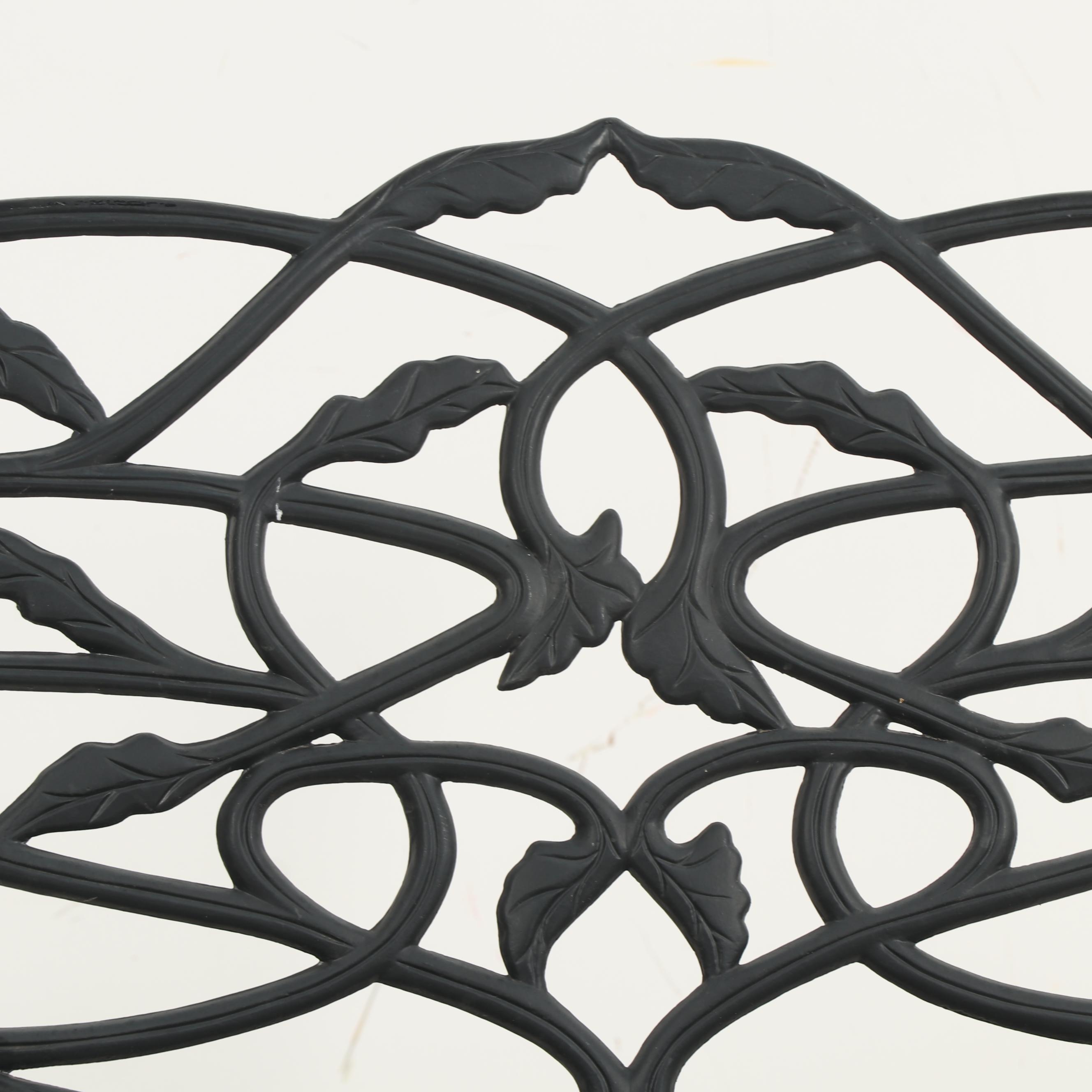 Contemporary Summer Classics Metal Patio Bench