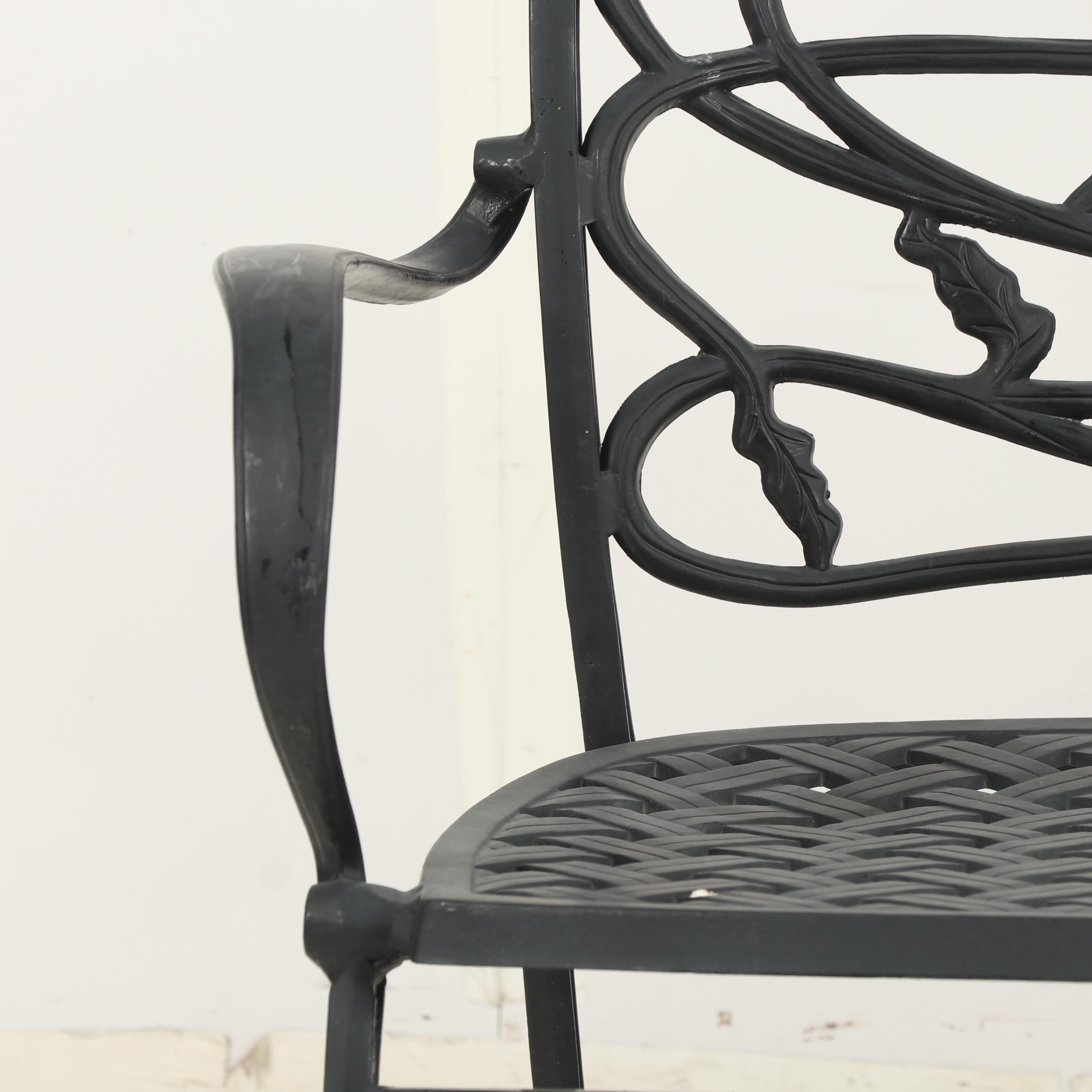 Contemporary Summer Classics Metal Patio Bench