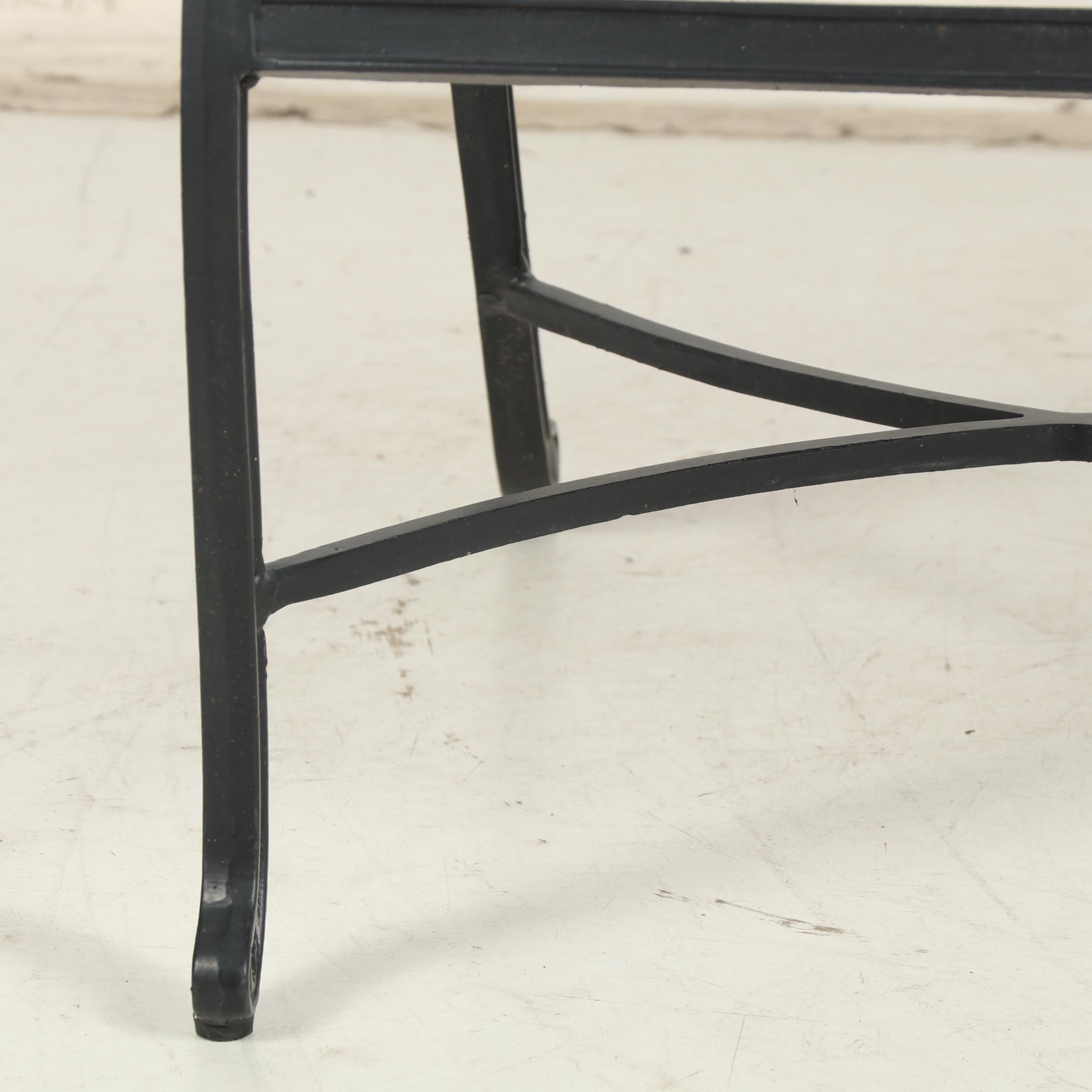 Contemporary Summer Classics Metal Patio Bench