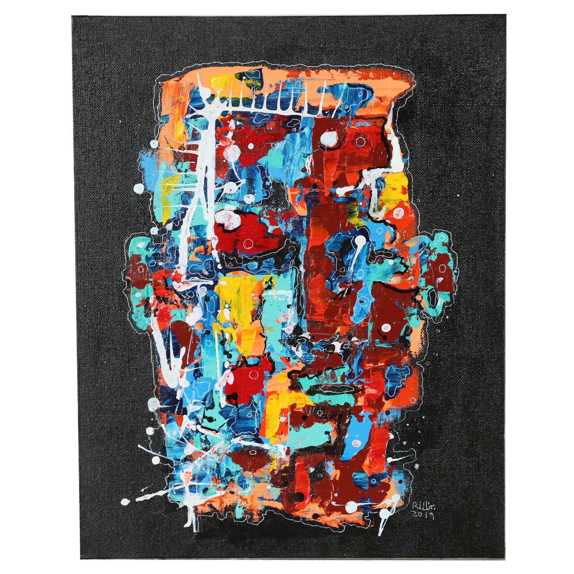 Robert Wolverton Jr. Acrylic Painting "Taking Time"