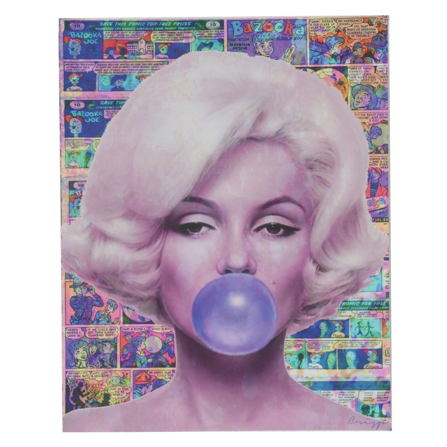 Crisp Pop Art Giclée "Bazooka Monroe"