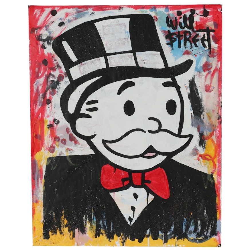 Will $treet Acrylic Painting "Hot Monopoly"