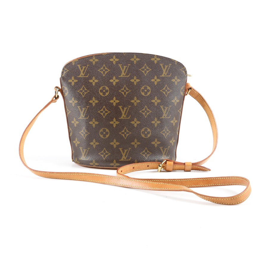 Louis Vuitton Paris Drouot Bag in Monogram Canvas and Vachetta Leather