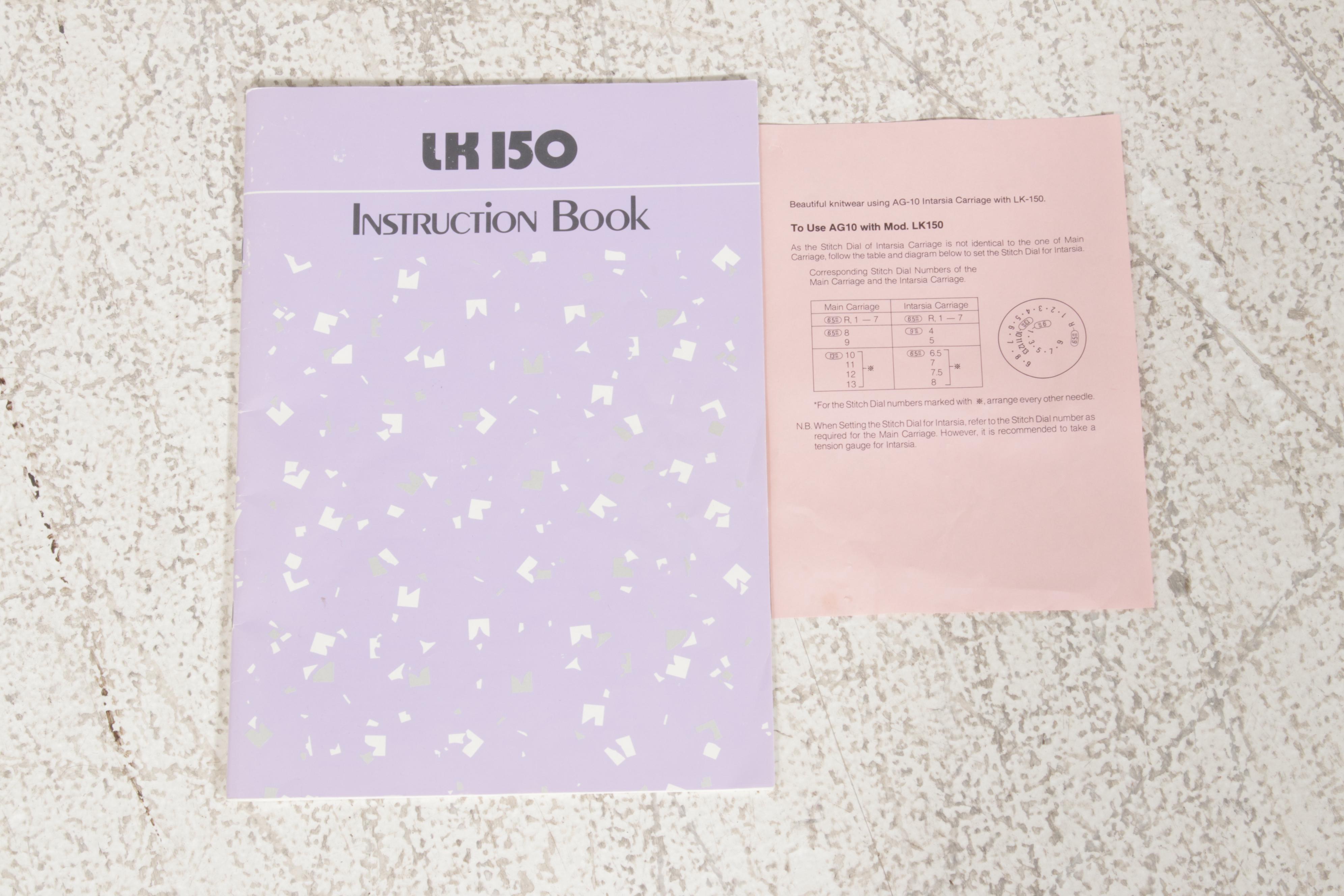 Silver Reed LK150 Knitting Machine