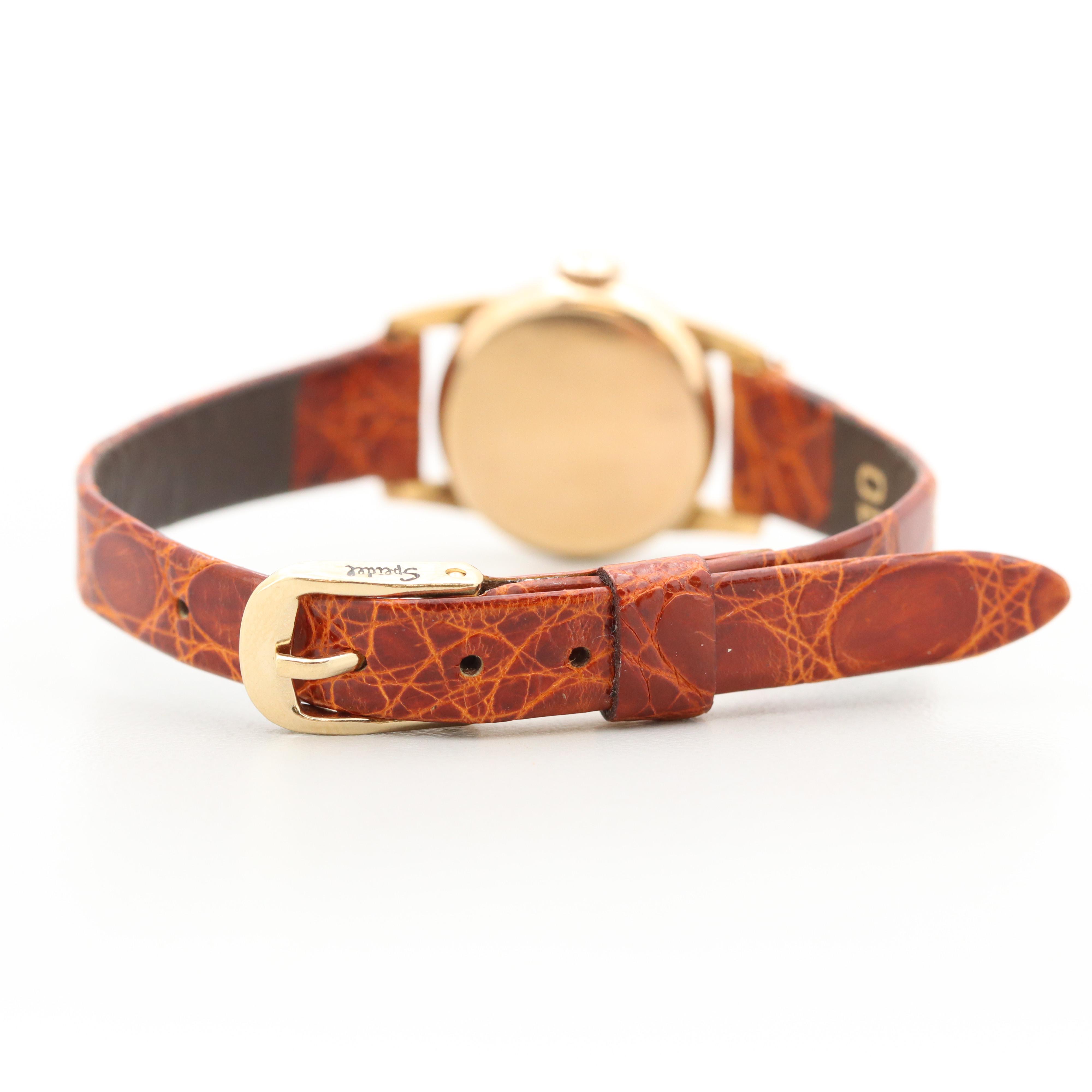 Vintage Omega Tresor 18K Gold Stem Wind Watch