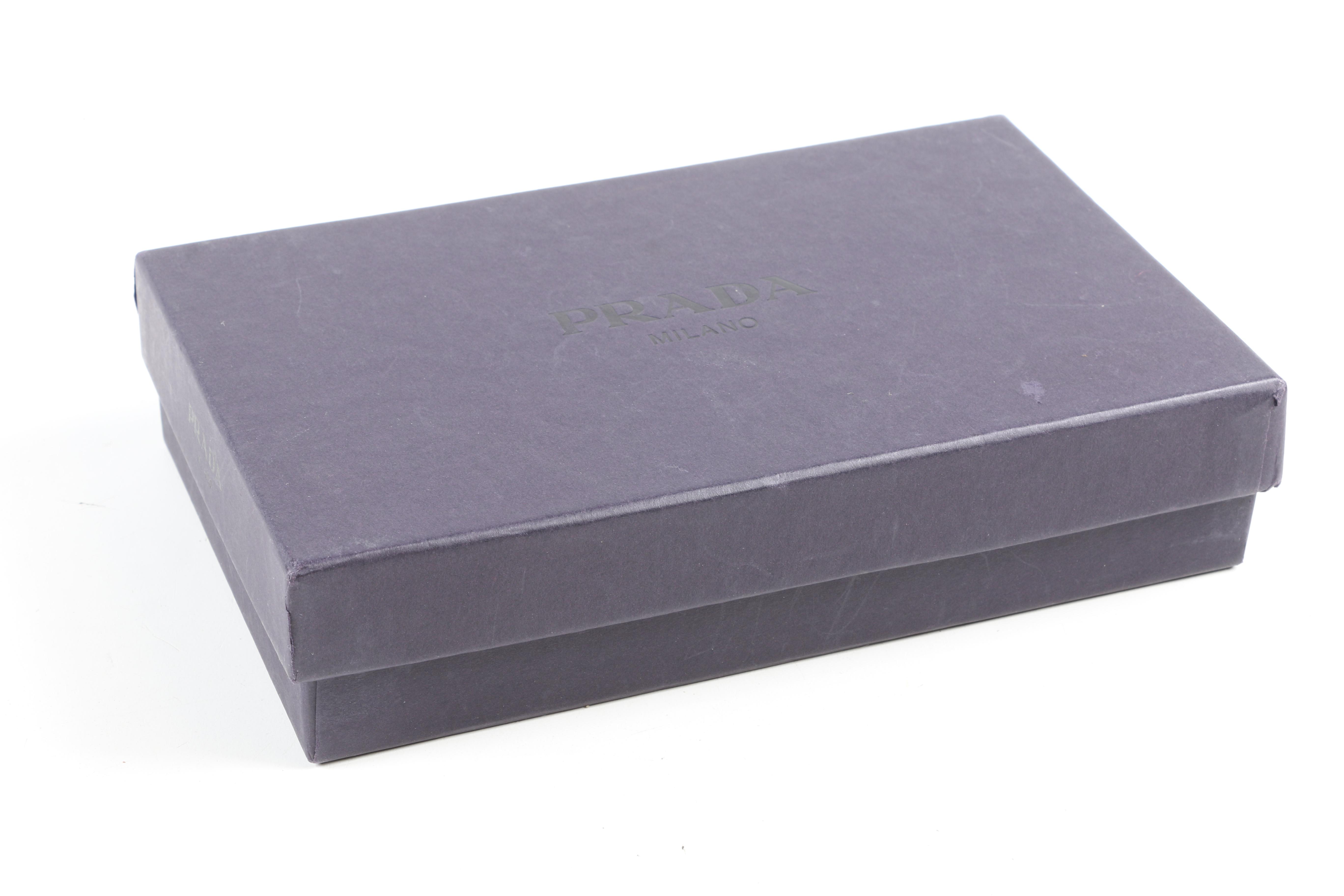 Prada Pink Saffiano Leather Fiocco Clutch Wallet