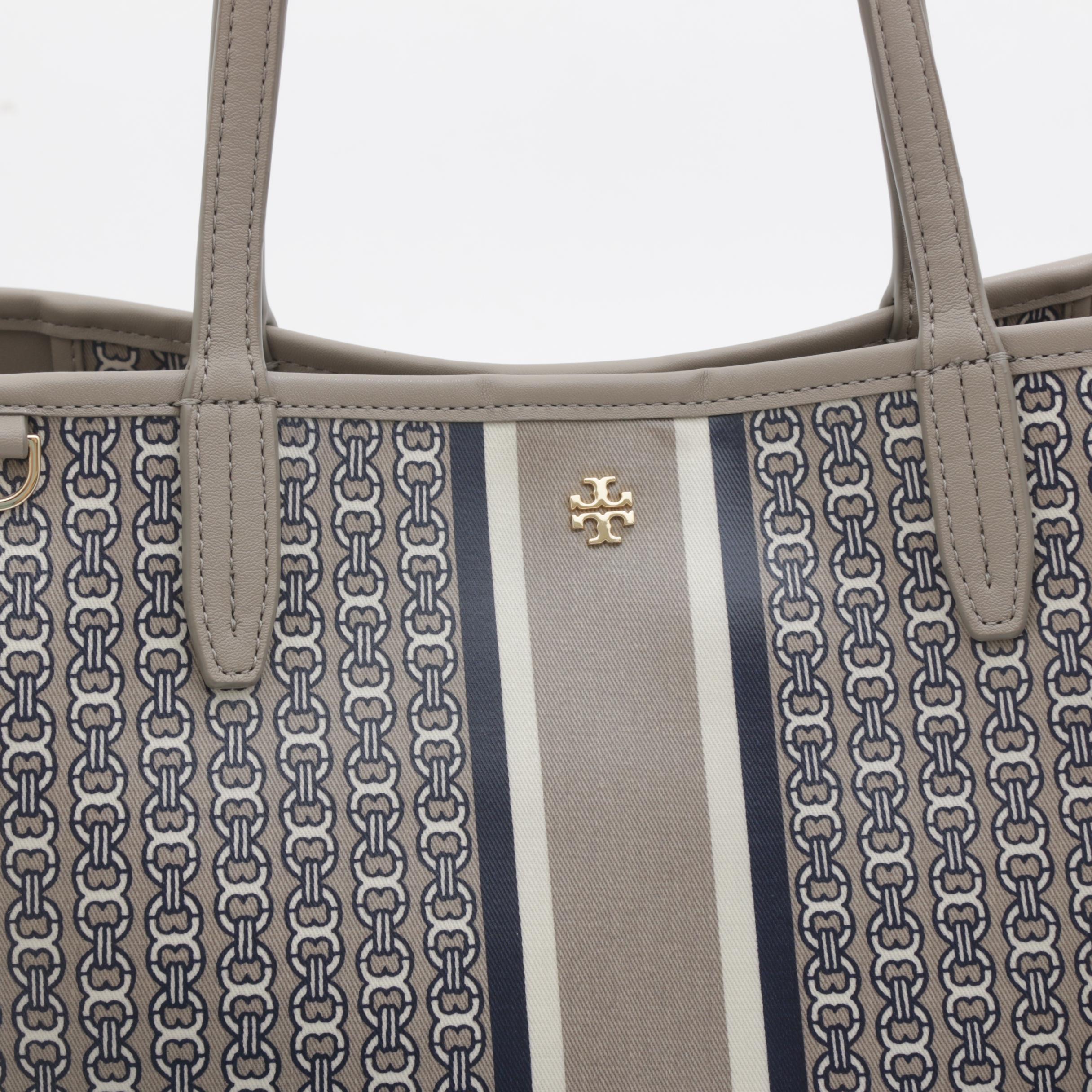 Tory Burch Coated Canvas Tote Bag