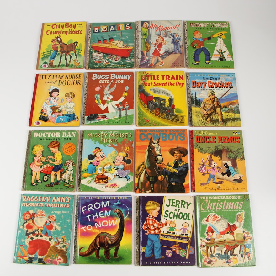 Vintage Children's Books including "Howdy Doody"