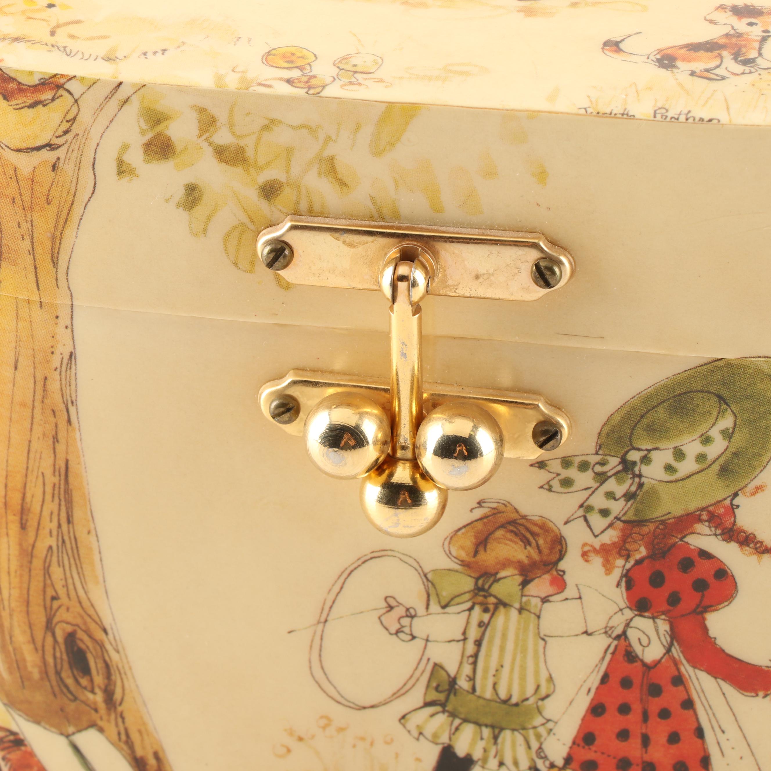 Judith Prothro Découpage Box Purse, 1970s Vintage