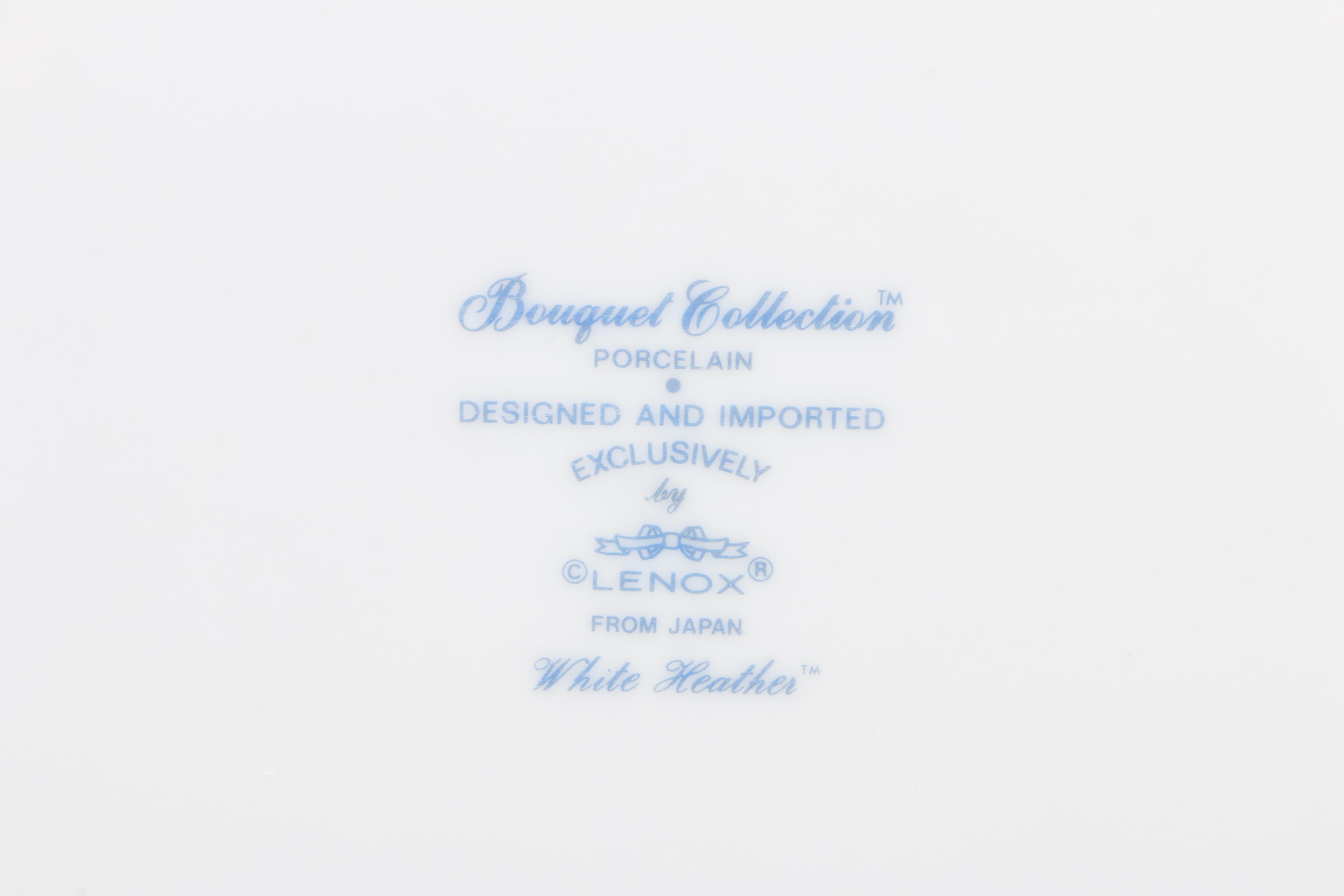 Lenox "White Heather," Noritake "Coleburn" and Other Porcelain Dinnerware