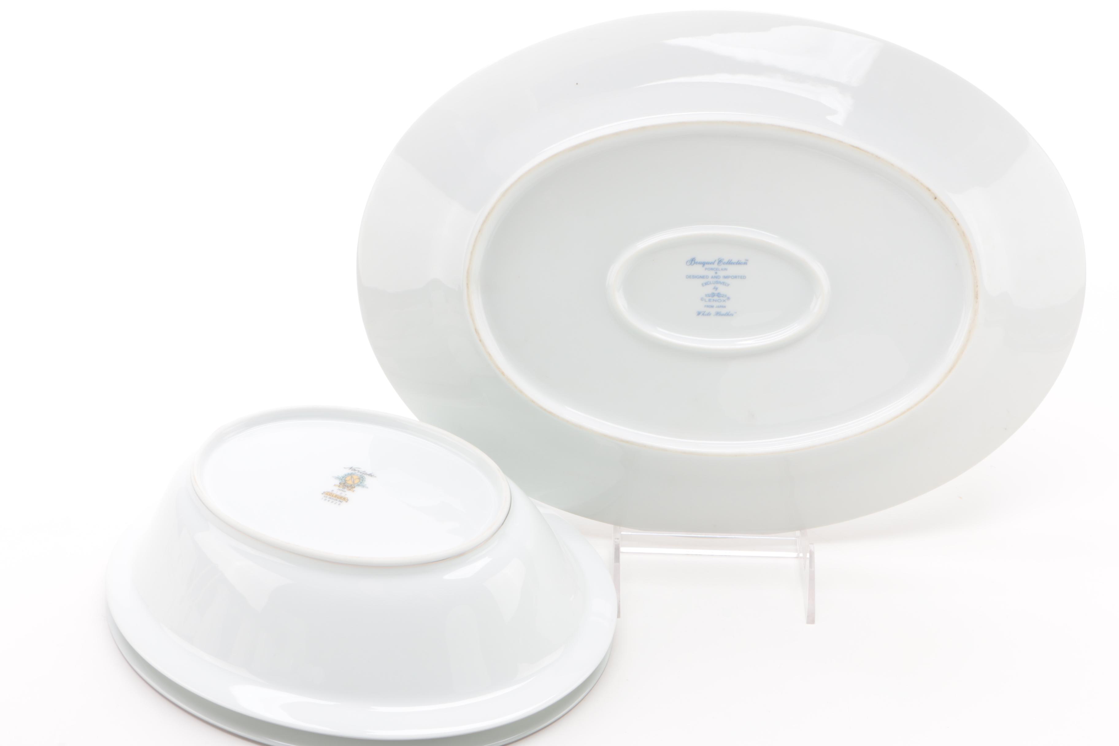 Lenox "White Heather," Noritake "Coleburn" and Other Porcelain Dinnerware
