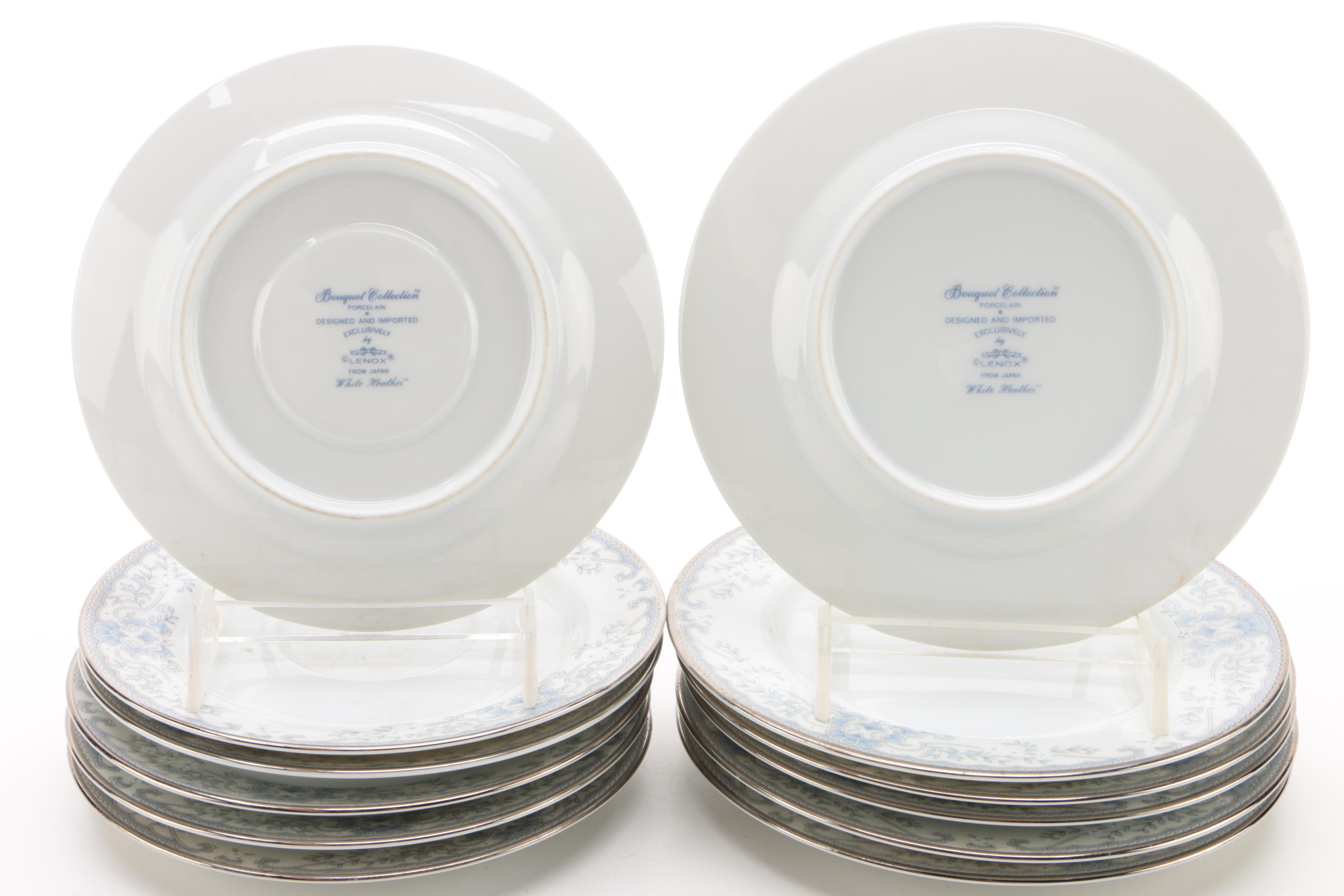 Lenox "White Heather," Noritake "Coleburn" and Other Porcelain Dinnerware